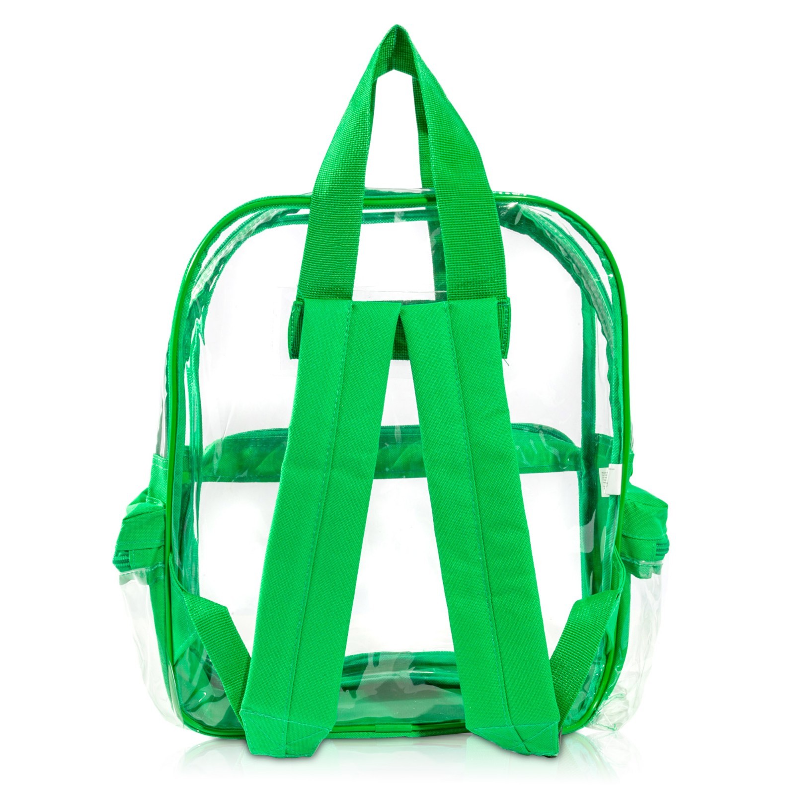DALIX Clear Backpack Transparent School Bag Ninja Turtle Green Small to Medium