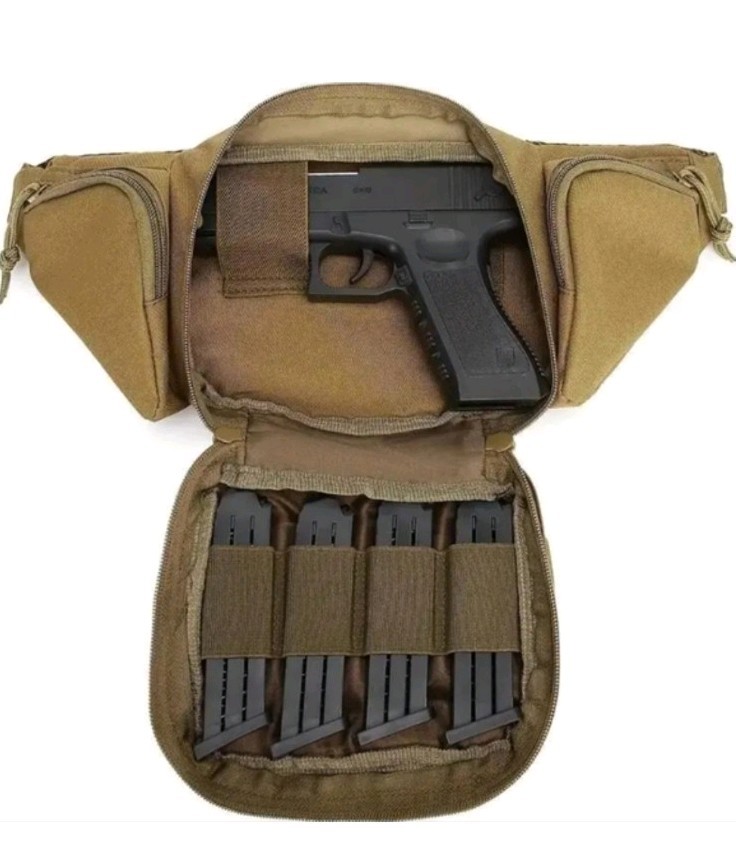 NWT Concealed Carry Tactical Fanny Pack One Size Fits Most. Khaki.