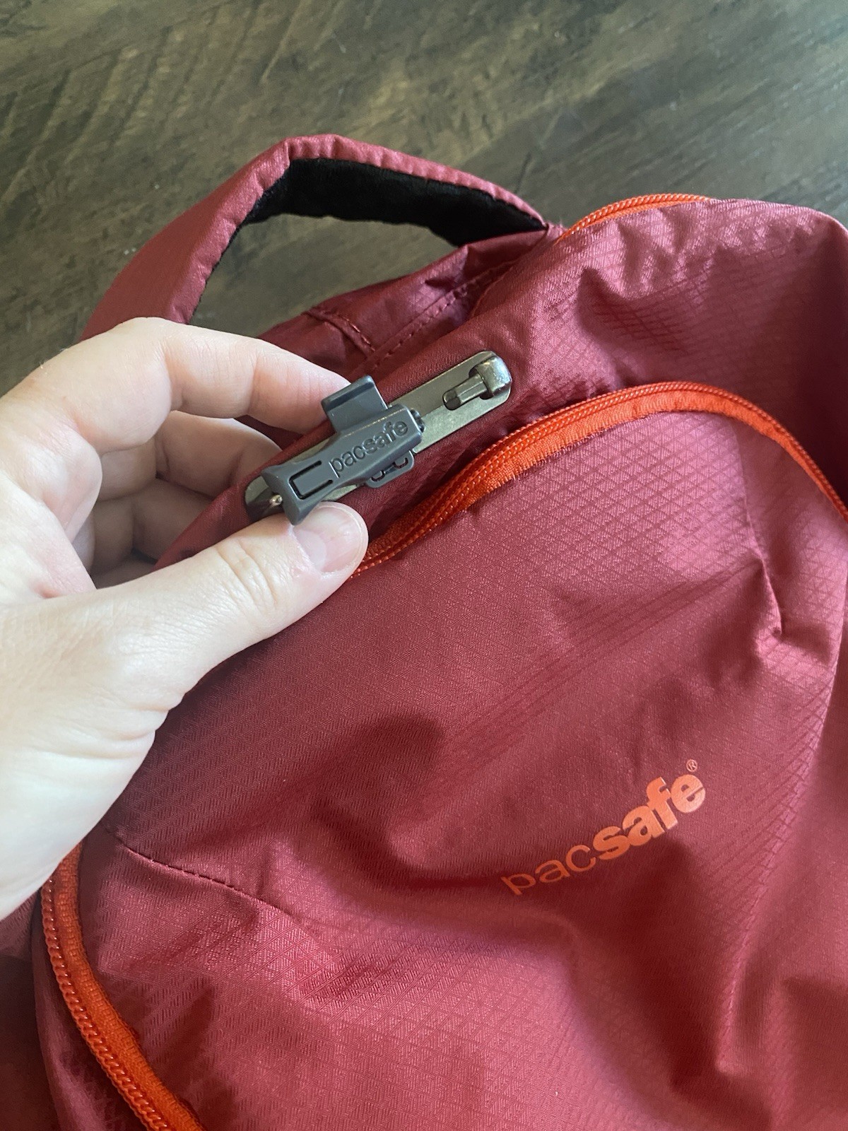 Pacsafe Venturesafe G3 25L Backpack Red Anti Theft Travel Laptop Bag eXomesh⁠