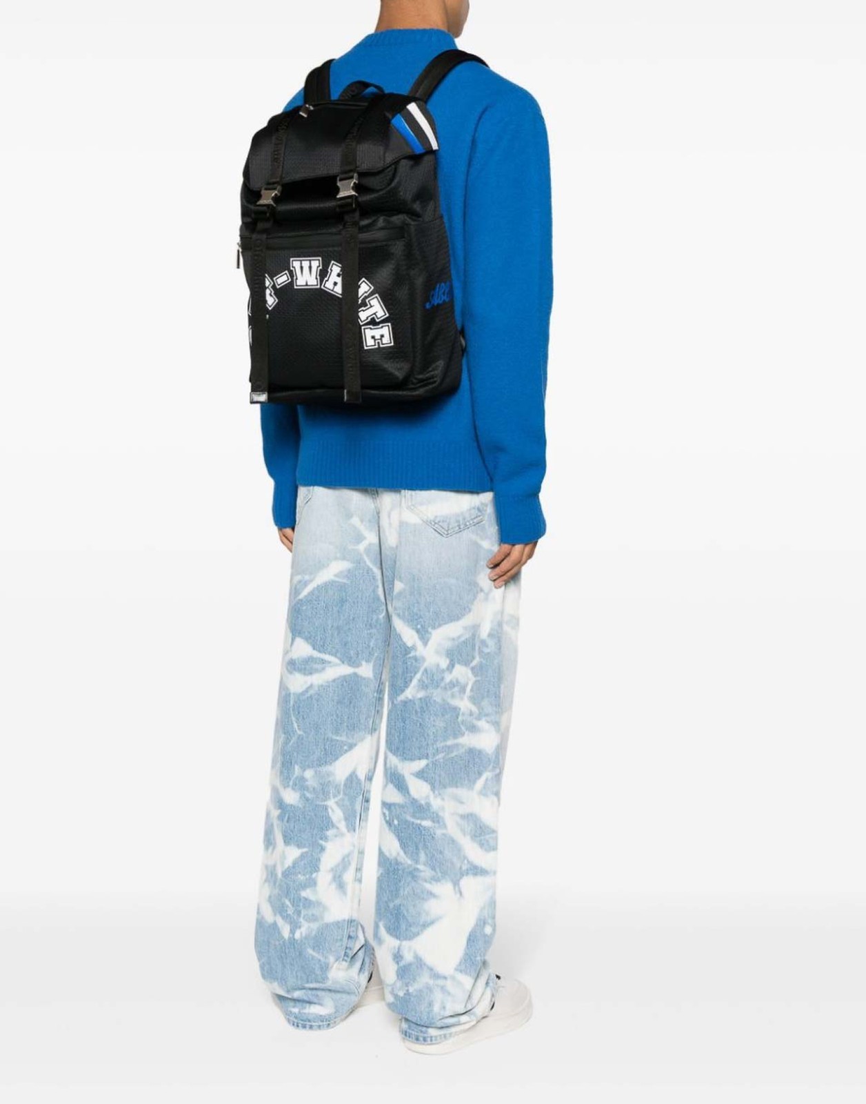 OFF-WHITE OUTDOOR HIKE LOGO BACKPACK BAG MADE IN ITALY OMNB115S24FAB0011001