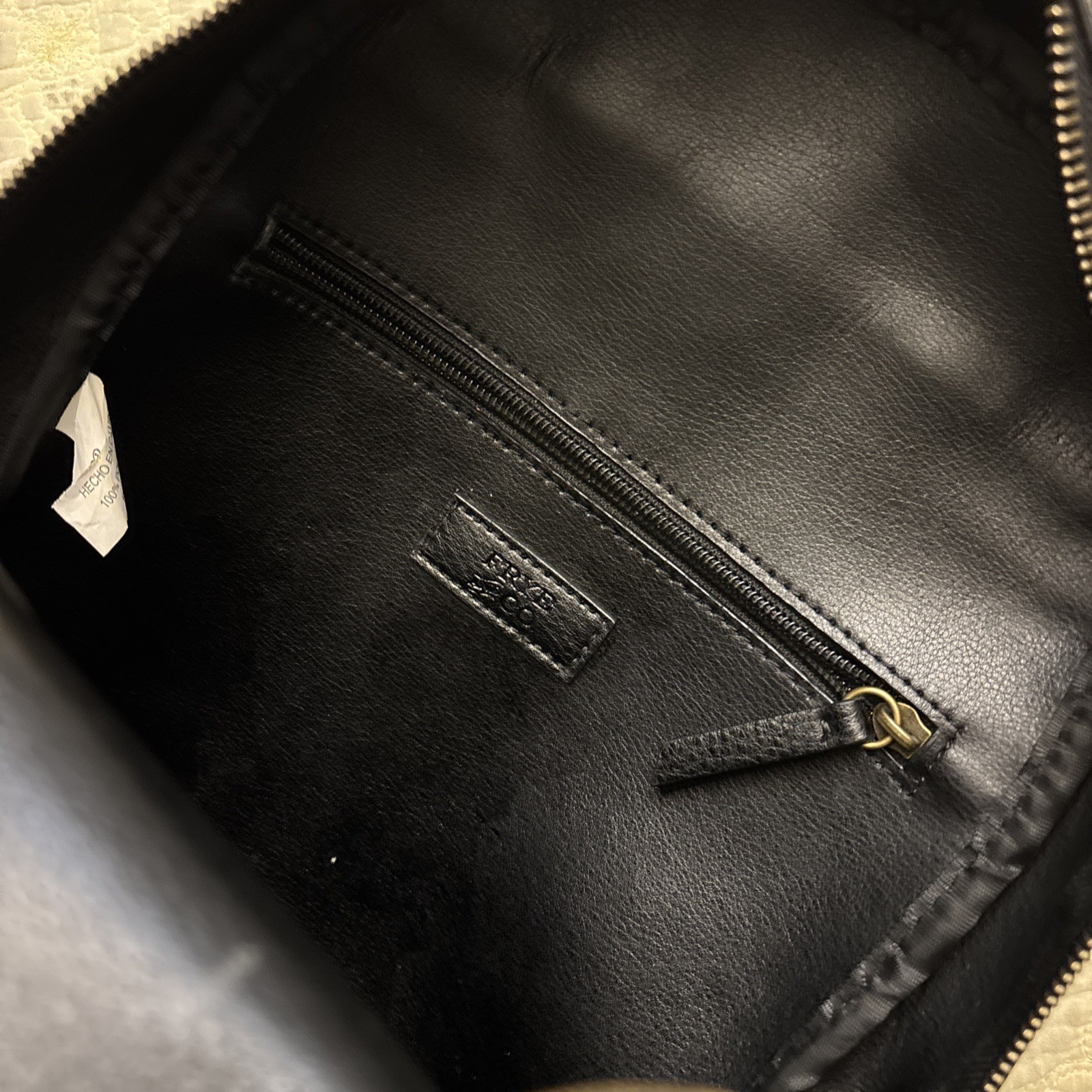 VTG FRYE & Co. Backpack Black Leather Quality Medium (MINOR SCRATCHES)