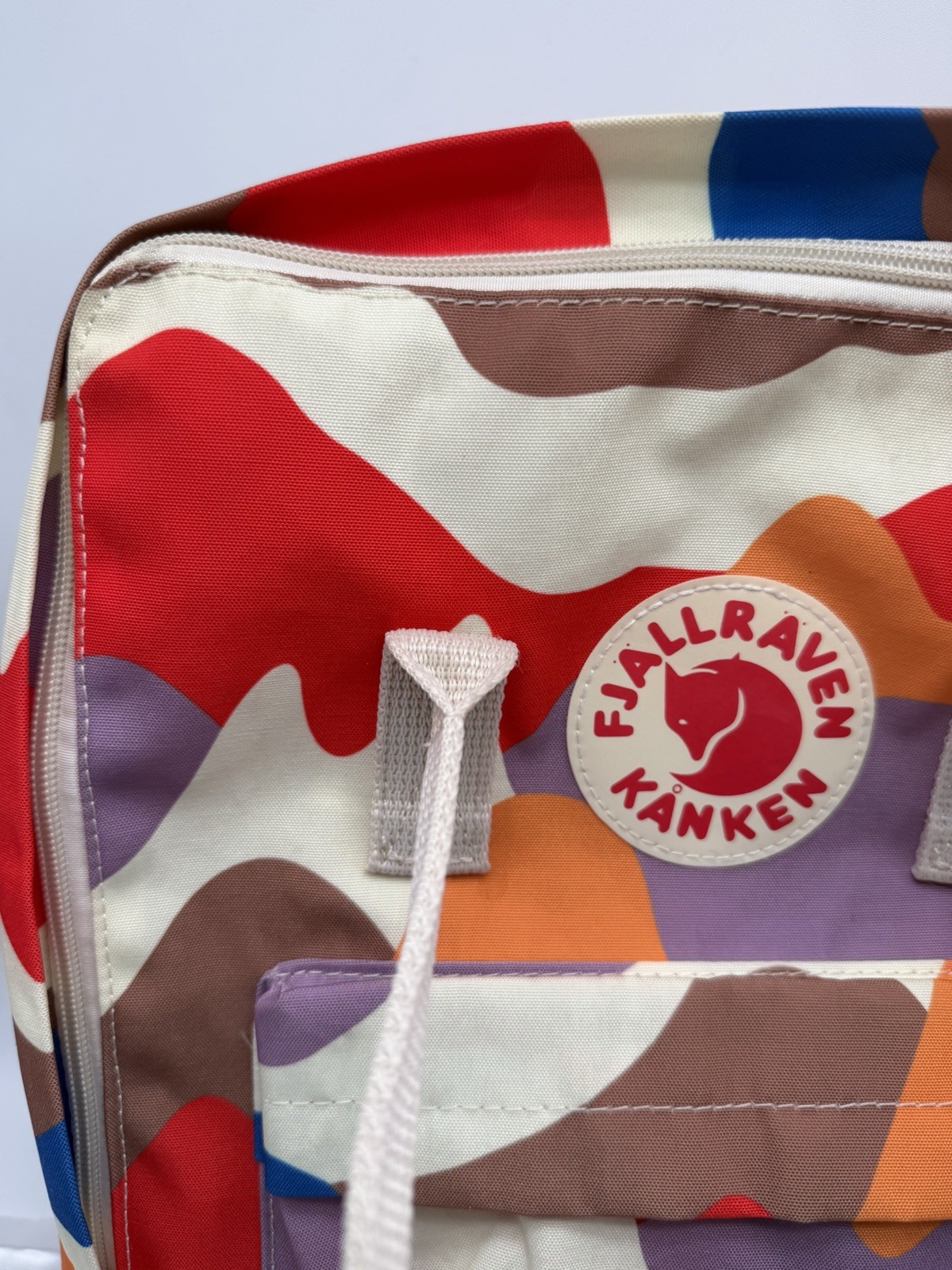 Fjallraven Kanken Spring Landscape Backpack Colorful Print School Travel Bag