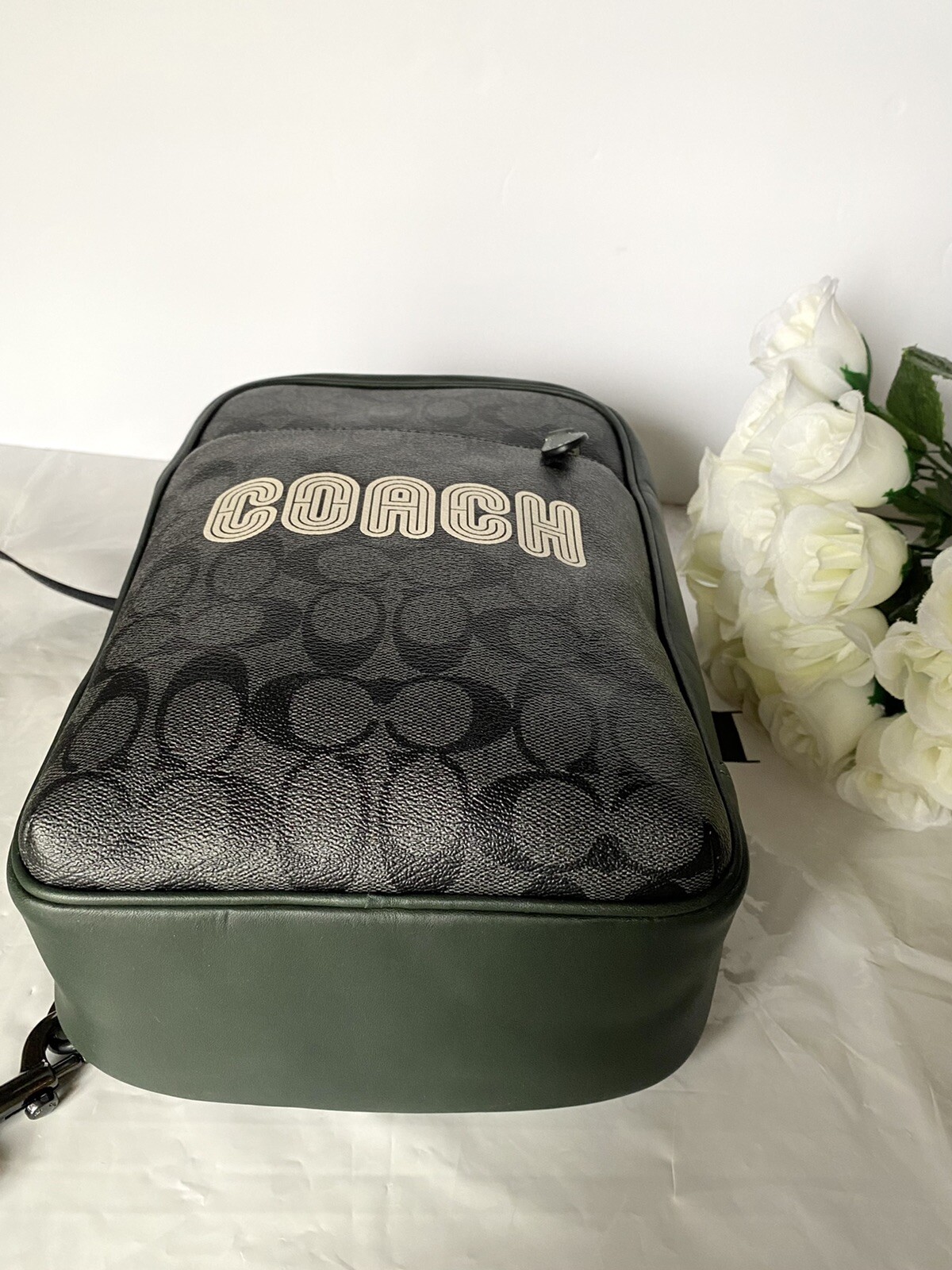 NWT Coach Westway Pack In Colorblock Signature Canvas With Coach Patch CE522