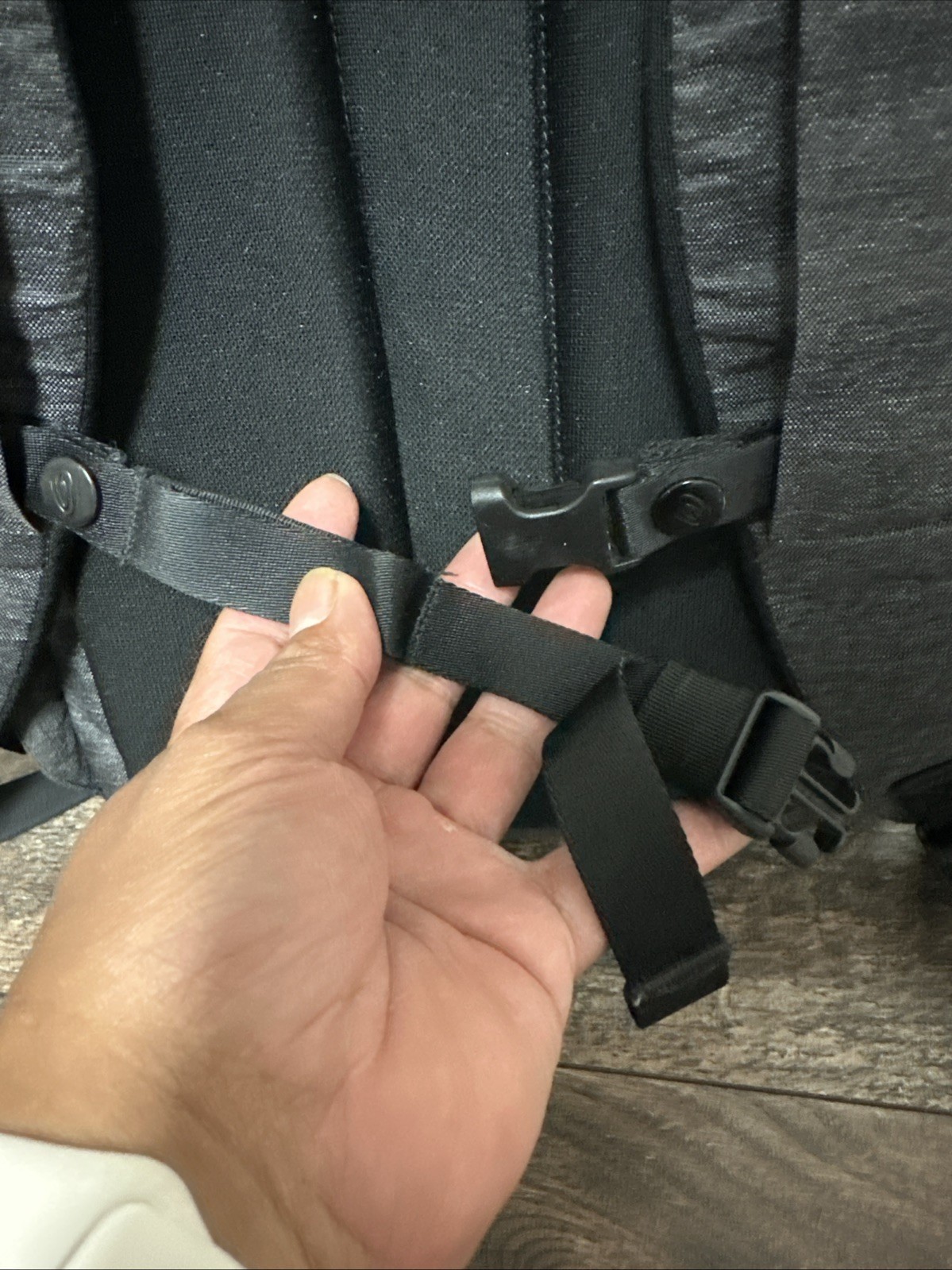 Timbuk2 The Division Pack Jet Black Gray Laptop Backpack TSS19 Nature’s Bakery