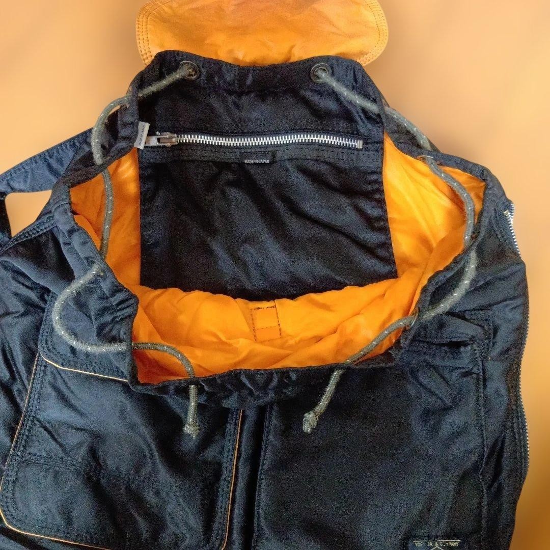 PORTER Yoshida & Co. Tanker Round Daypack Backpack Black Nylon Junk