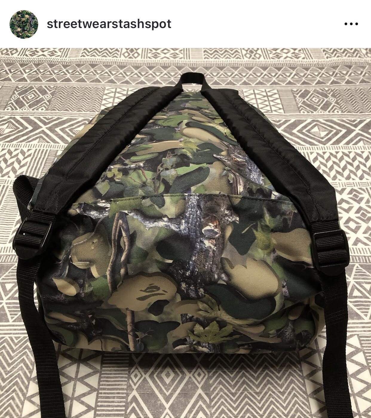 A Bathing Ape Bape Village Camo Backpack Size Free