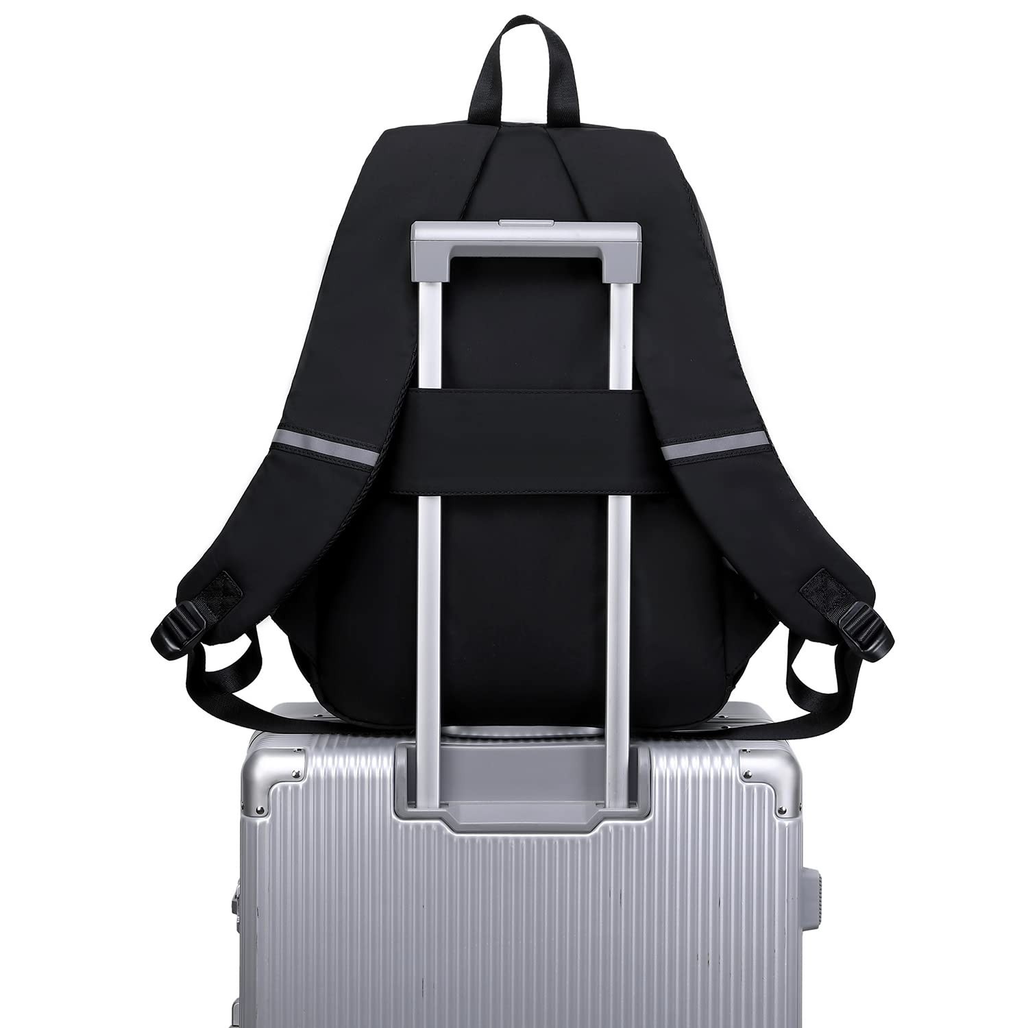 Black Middle School Backpack For Teen Girls Laptop Backpack for Women