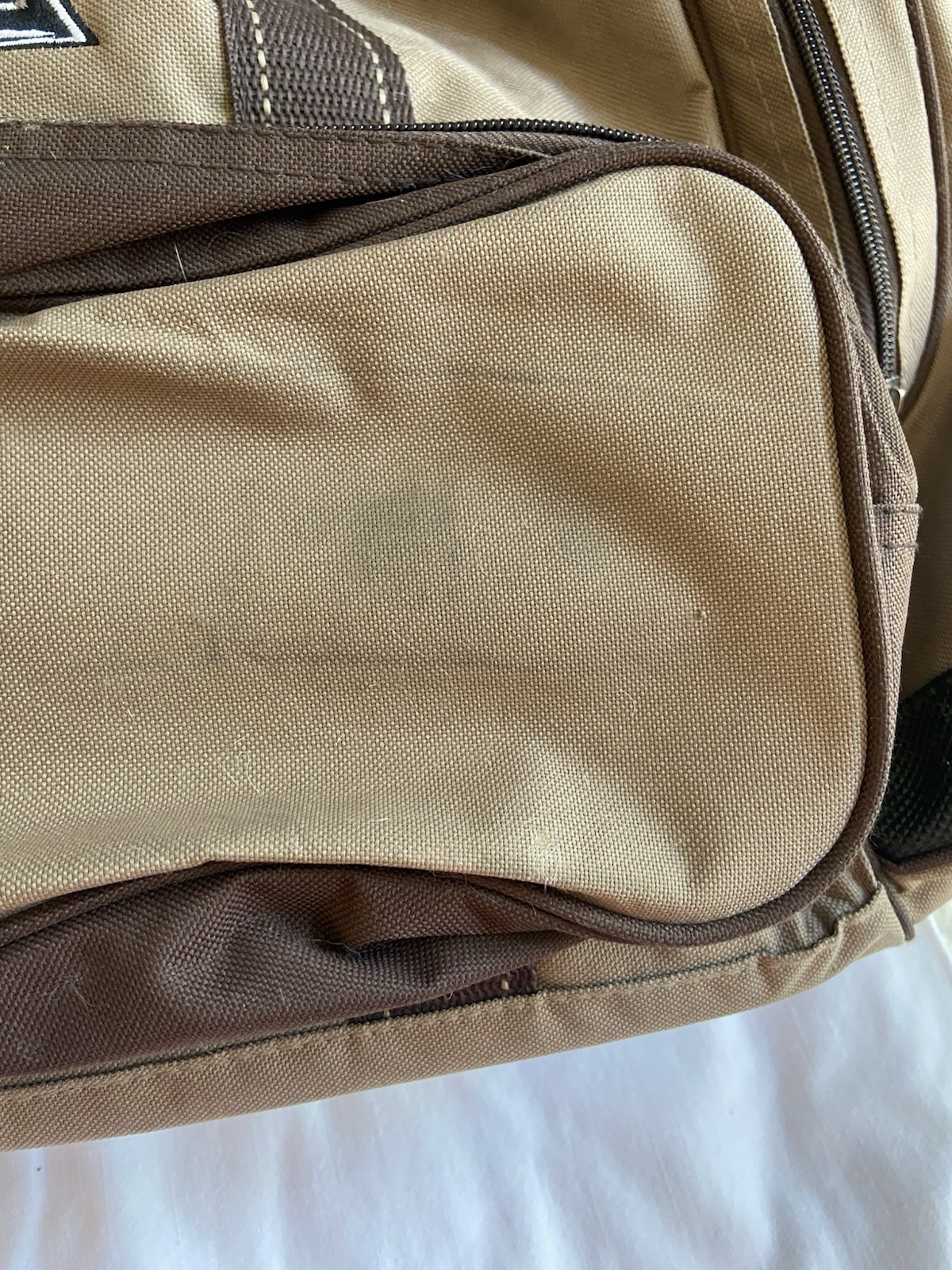 2011 Justin Boots NFR PRCA Rodeo Wrangler Las Vegas Brown Duffle Bag