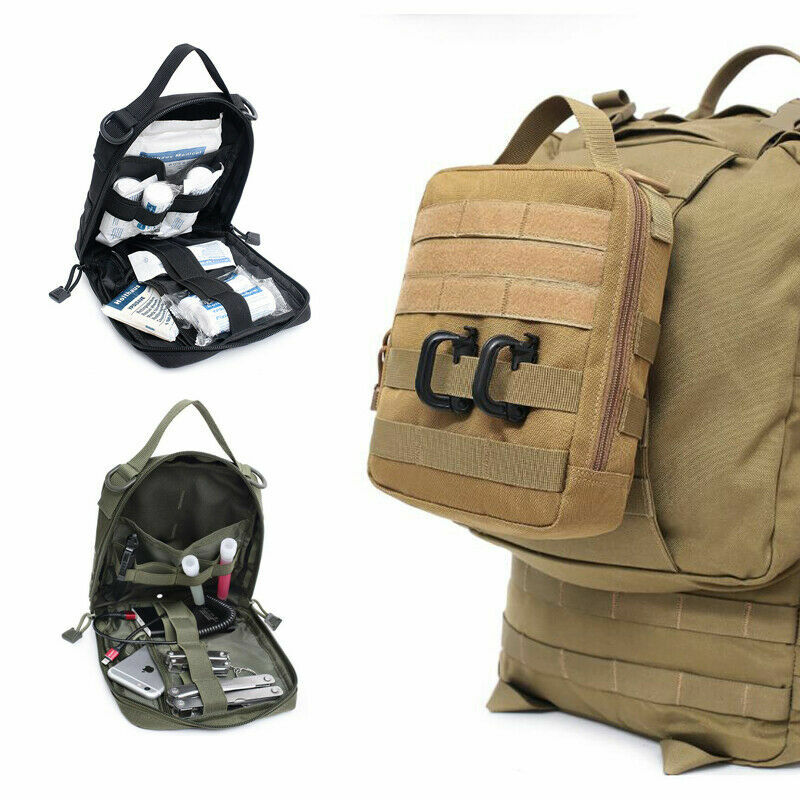 Military Tactical Outdoor MOLLE Hunting Camping EDC Tool Pouch Medical Waist Bag