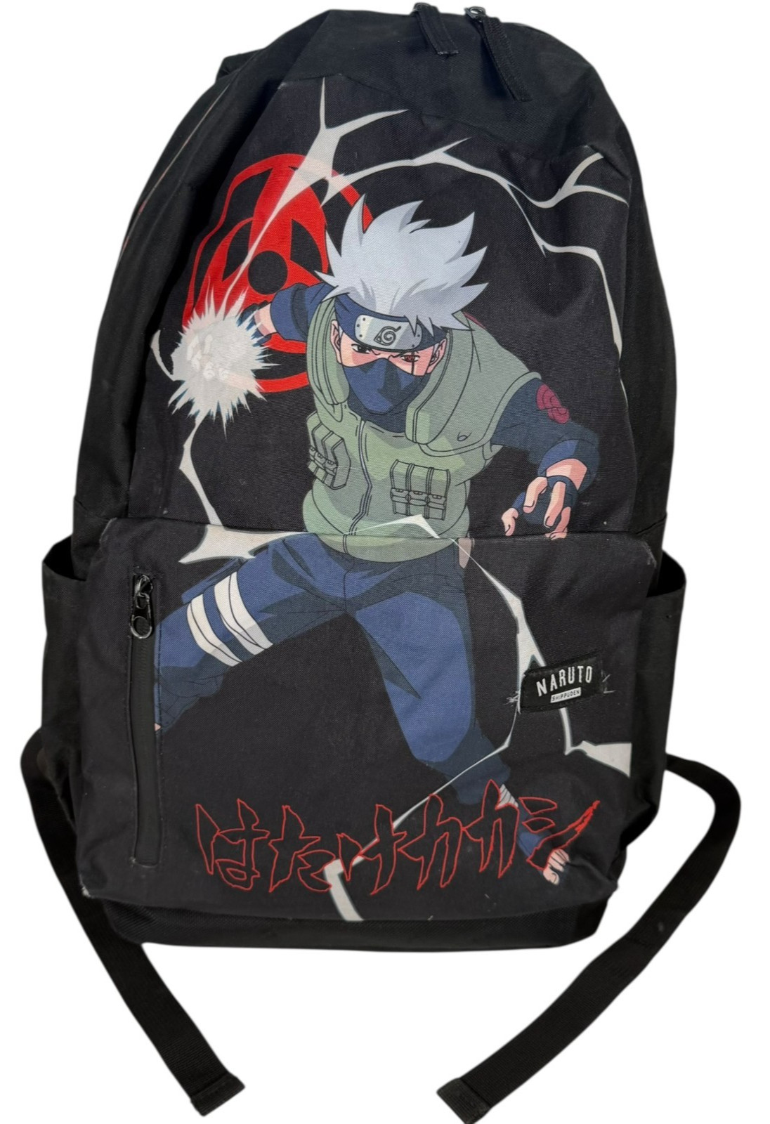 Naruto Shippuden Kakashi Hatake Kanji 19″ Bioworld Backpack – 12 x 19 x 6 inches