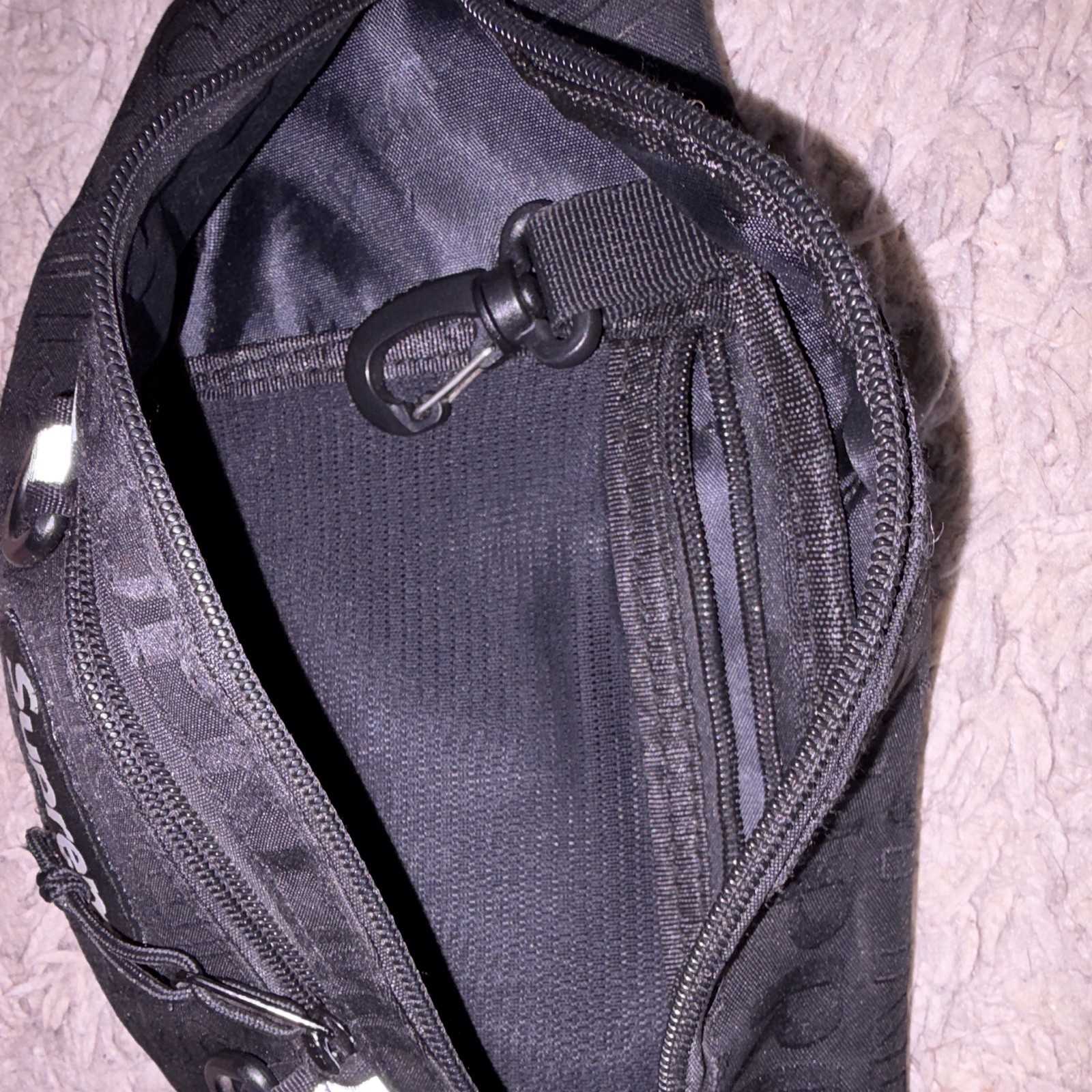 Supreme Waist Bag SS19 BLACK