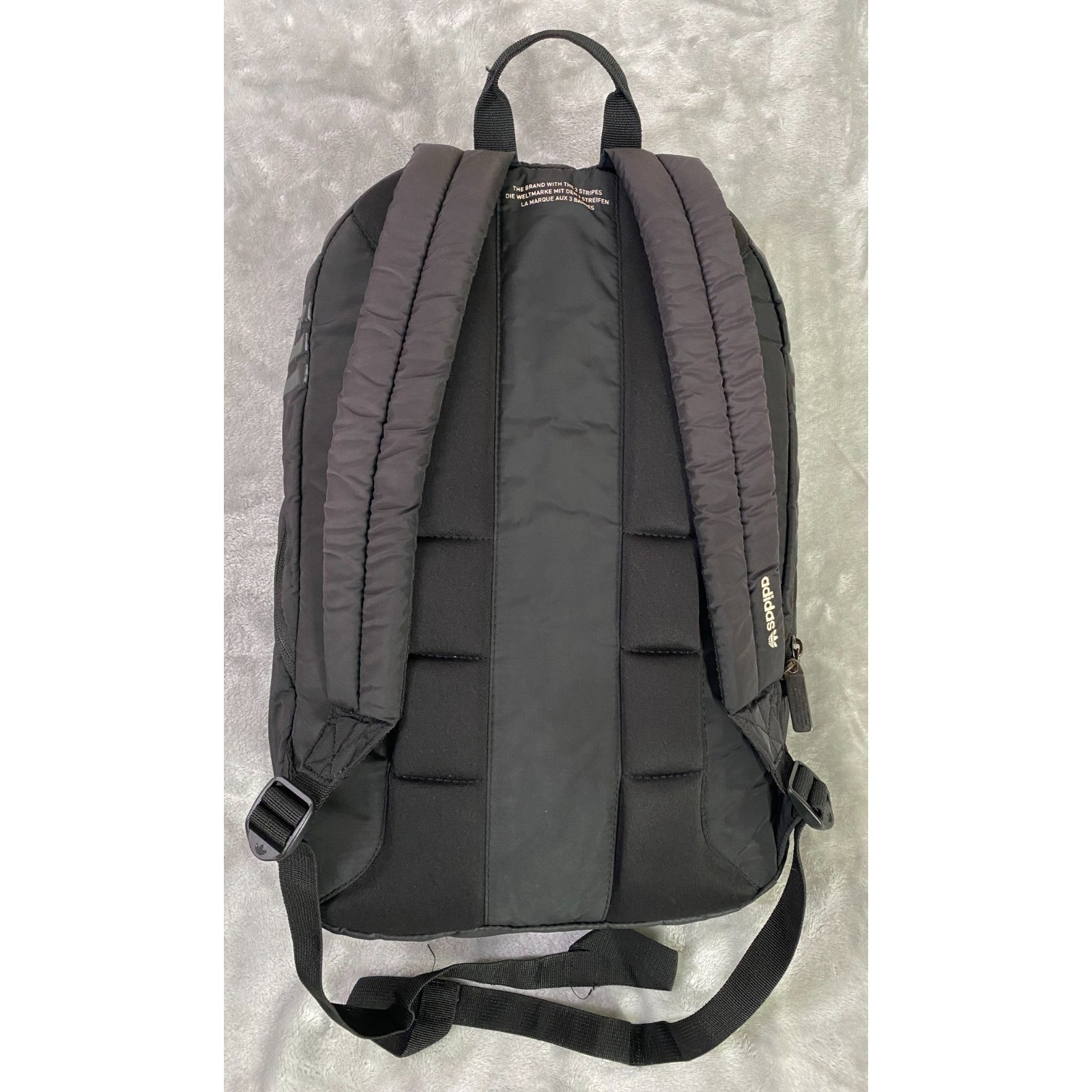 Adidas Backpack National Plus Unisex Large Black 201433-L Flawed Trefoil Bag