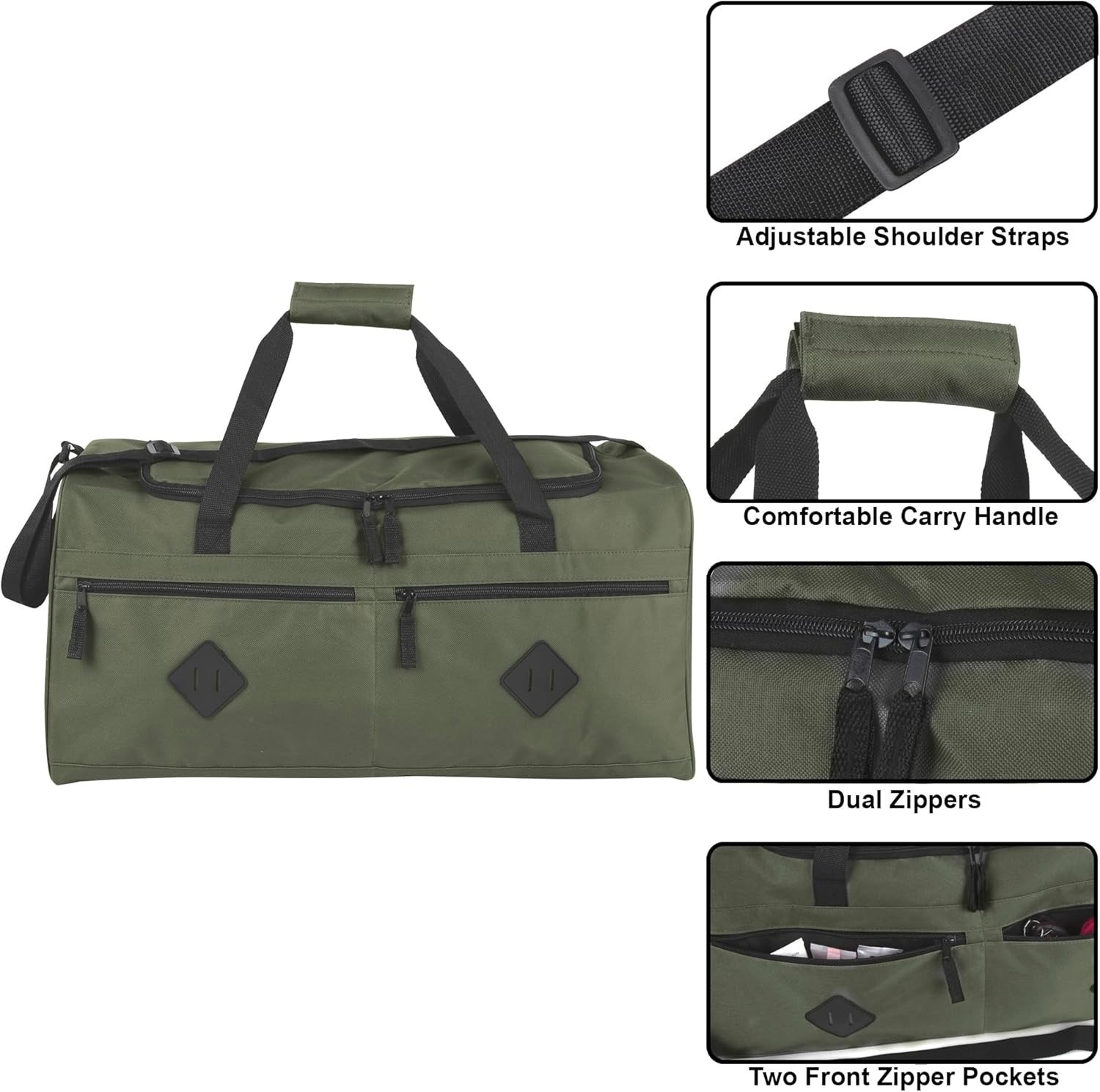 24 Inch 55 Liter Multi Pocket Duffle Bags for Men & Women For Traveling the G