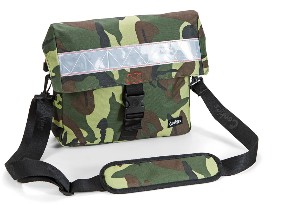 Cookies – Green Camo – Shoulder Bag – New – On Hand – Reflective