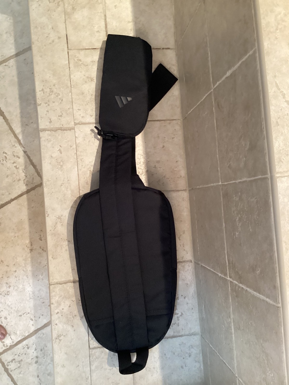 Adidas Essentials Sling Crossbody Bag Black Adjustable Strap NWT Compact Travel