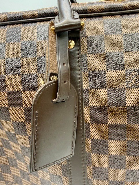 LOUIS VUITTON Porte Documents Voyage Damier Ebene Canvas Briefcase – Excellent