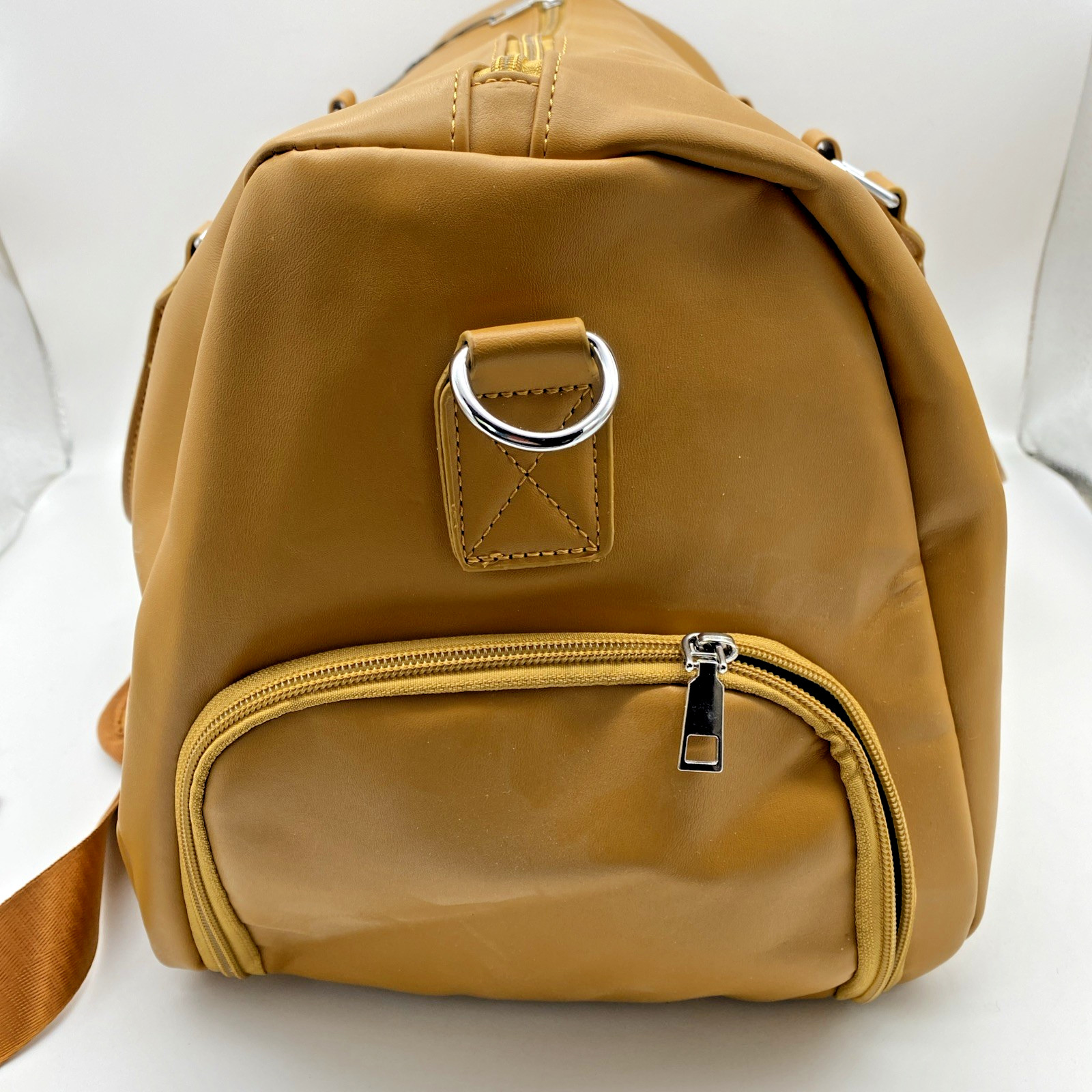 Villain Unisex Adult Vegan Leather 22L Golf Duffel Bag NC3 Brown One Size