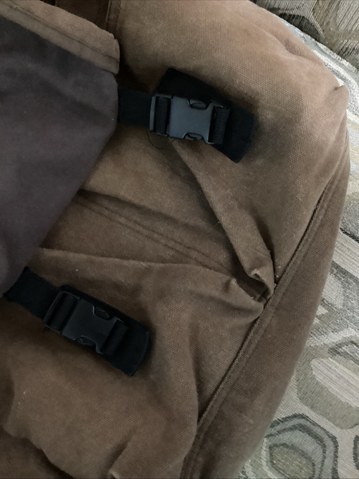 Rothco Canvas Shoulder Bag Brown Every Day Army Military Boy Scout Satchel