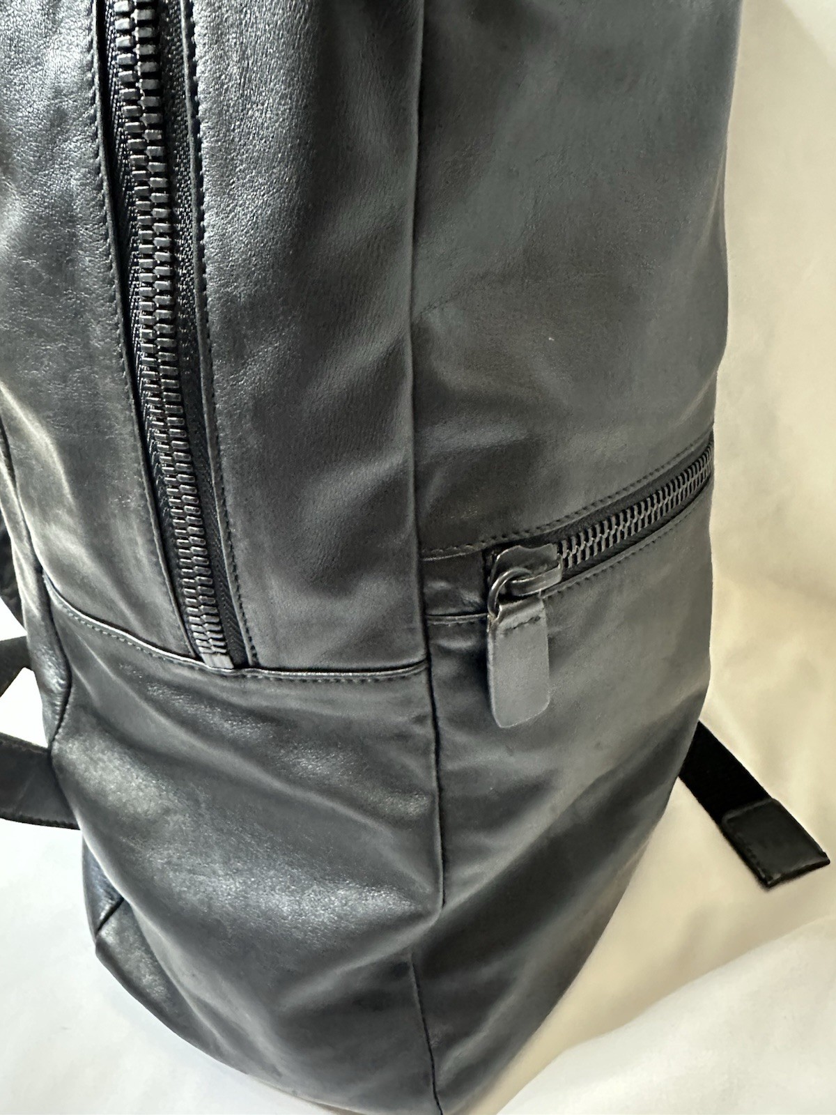 Common Projects Brand Black Leather Backpack Bag – RARE