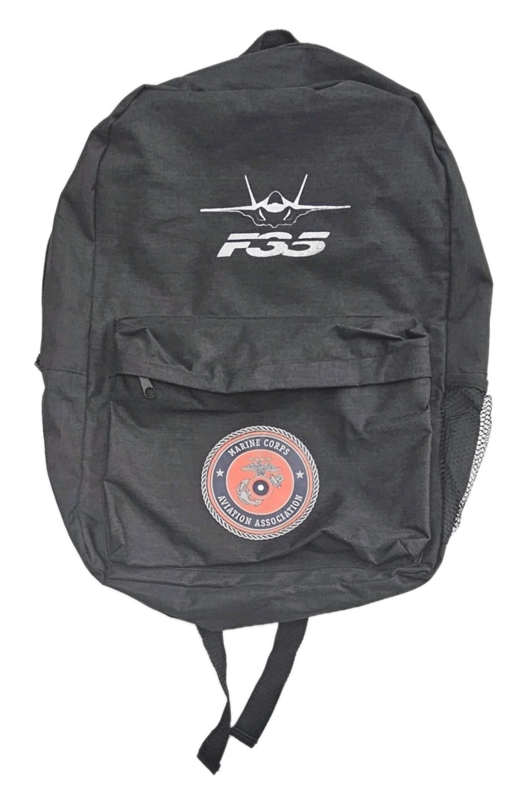 F-35 Fighter Jet Backpack US Marine Corps Aviation Association Black Daypack