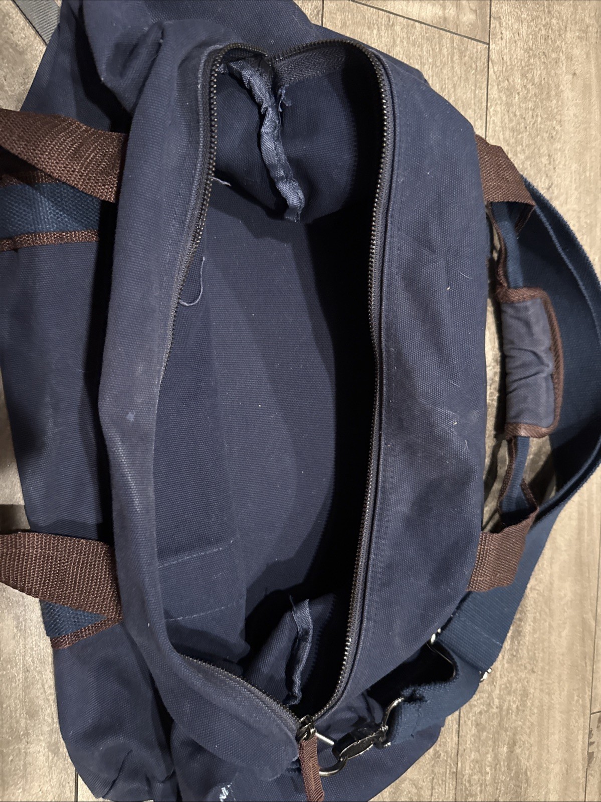 Peter Millar Golf Weekender Duffel Bag Navy Blue Gym Travel