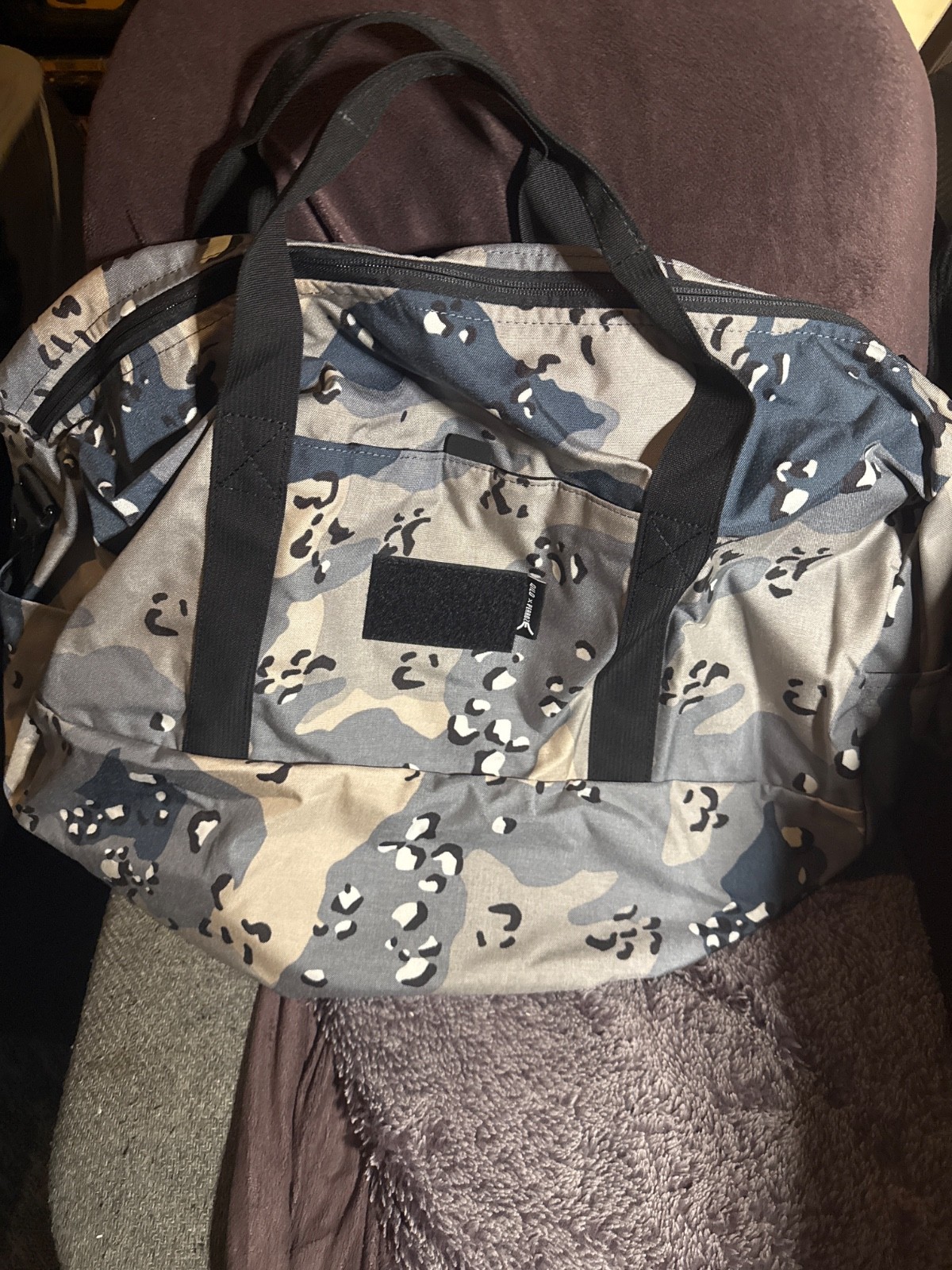 Qilo Tactical 41L Duffel in Blueberry Choco Chip™ (QILO x Whitephosphor)