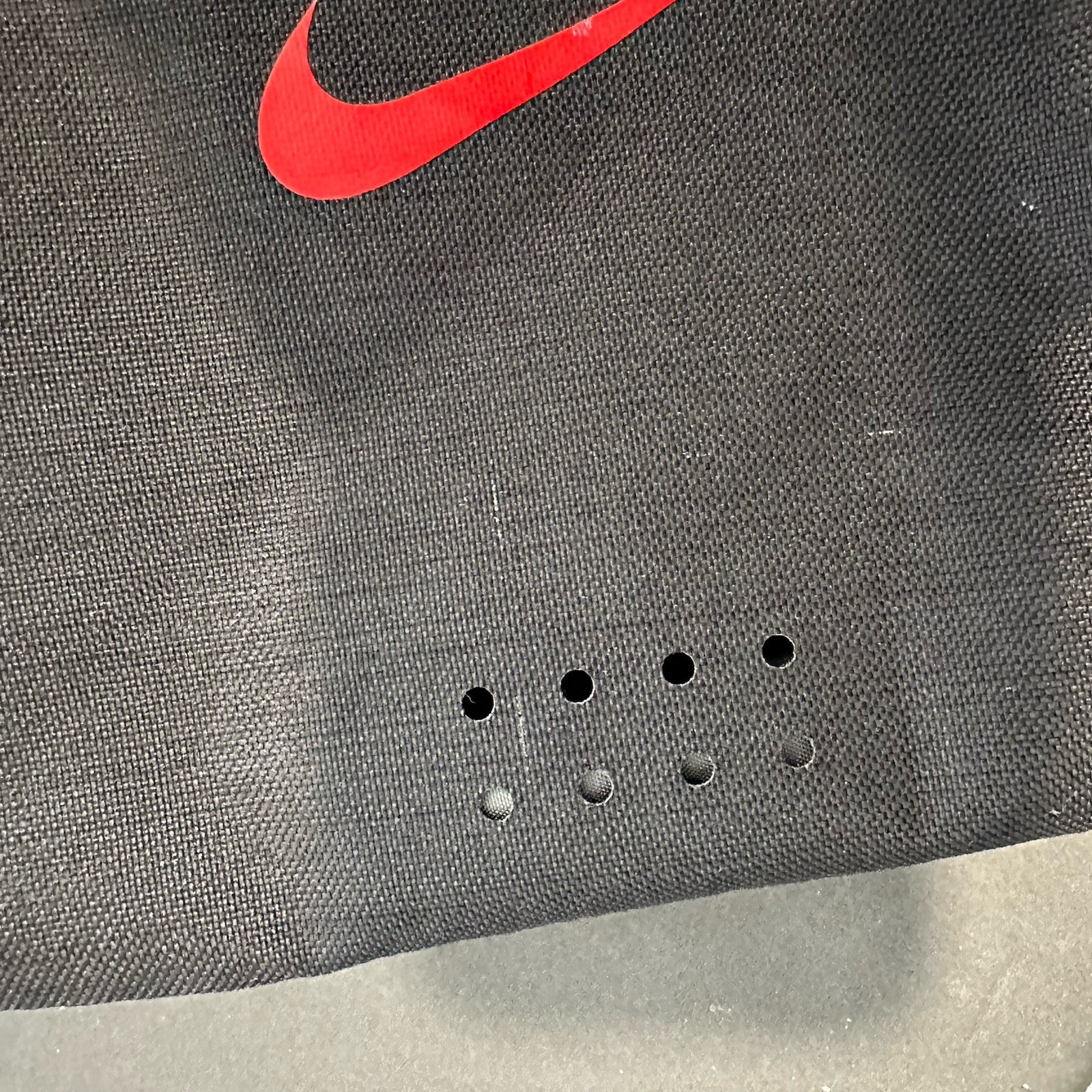 Nike String Bag Spain Spanish Flag European Operations Black Vented Travel