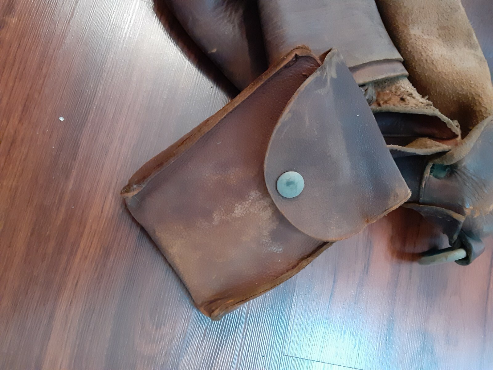 Rare Vintage USPS 1964 Byron U.S MAIL Mr Zip Postal Leather Carrier Bag w/ Pouch