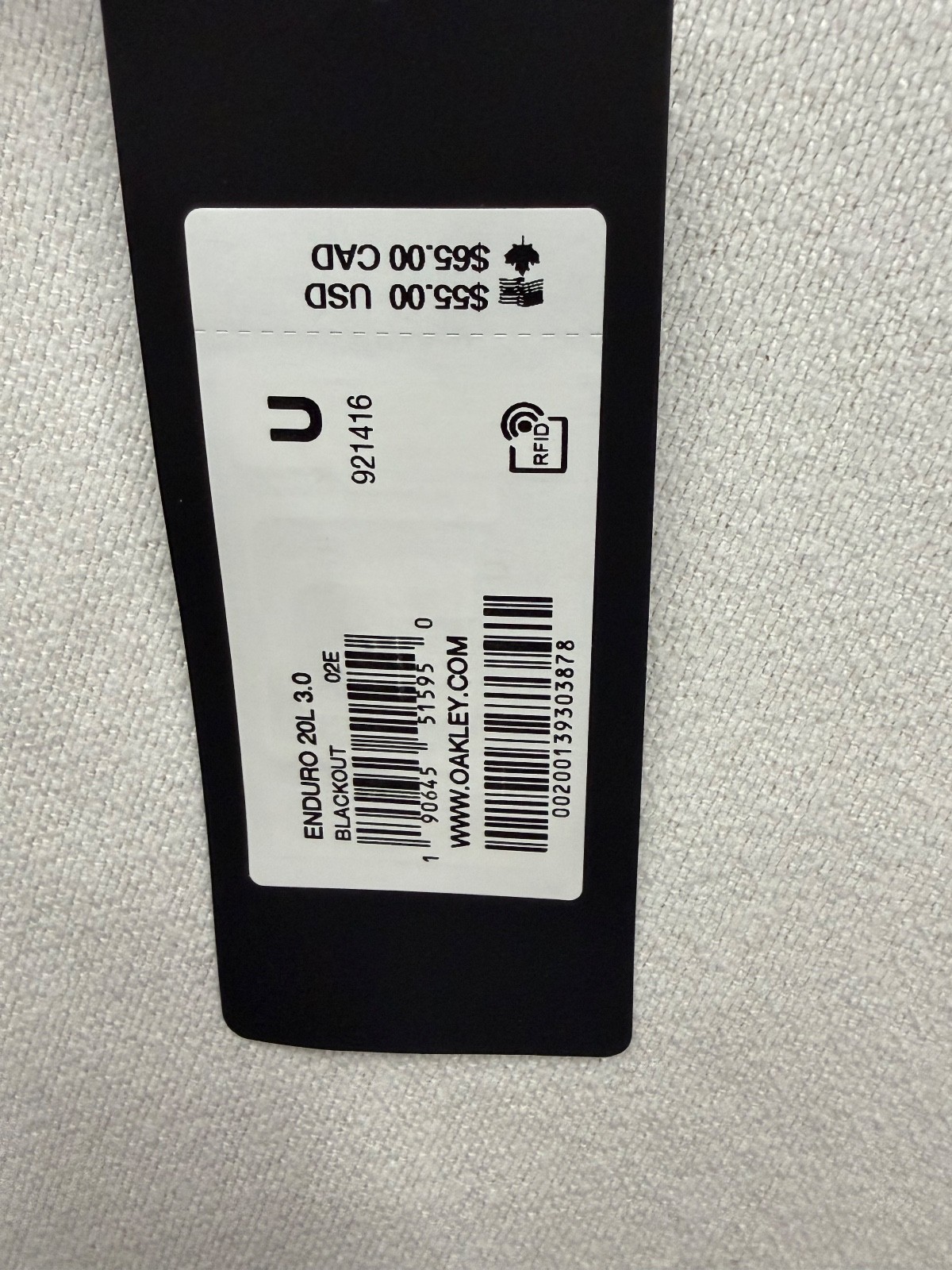 Oakley Enduro 20L 3.0 Backpack Blackout Brand New With Tags