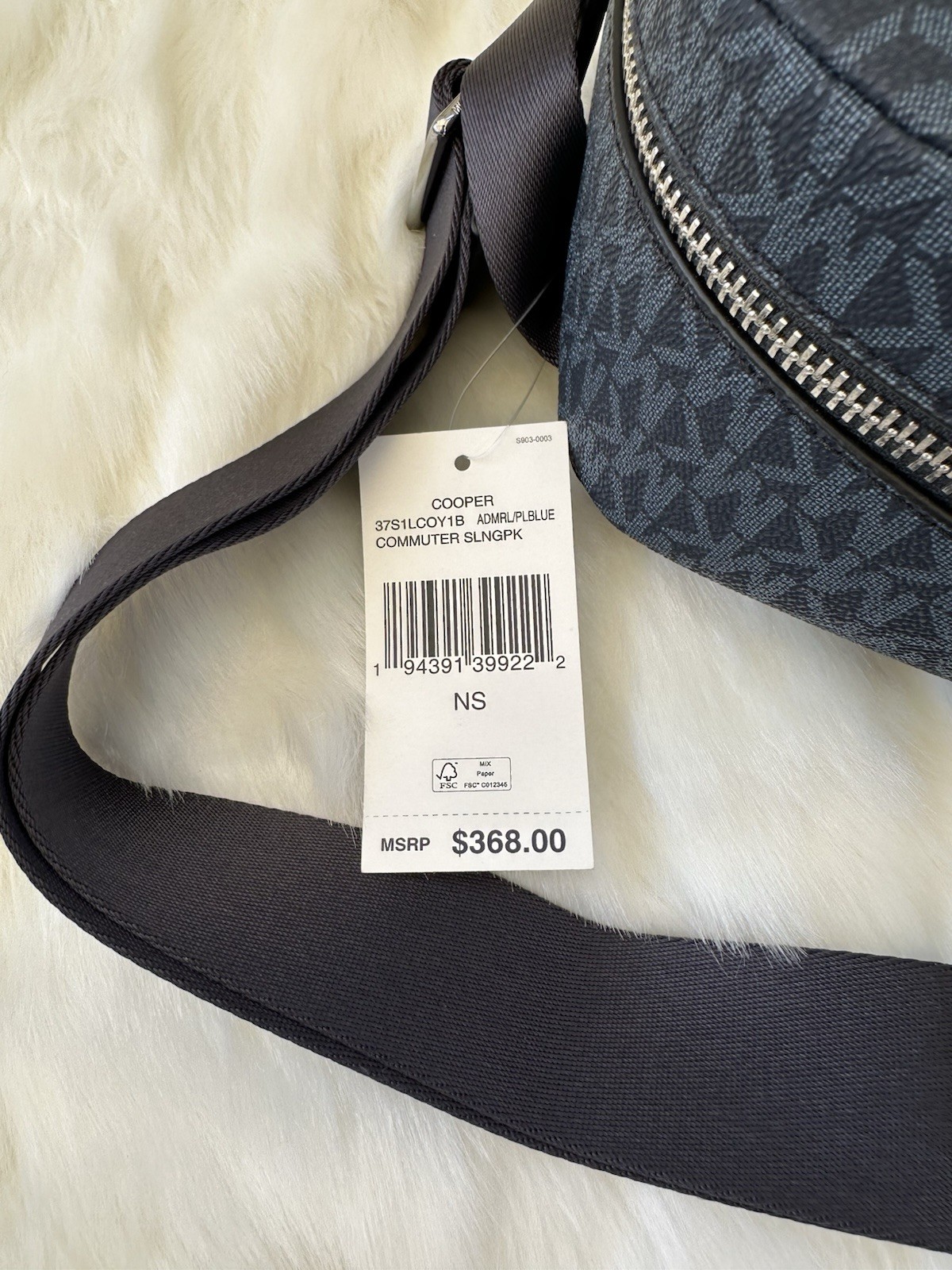 Michael Kors Cooper Commuter Sling Pack – Admiral Blue