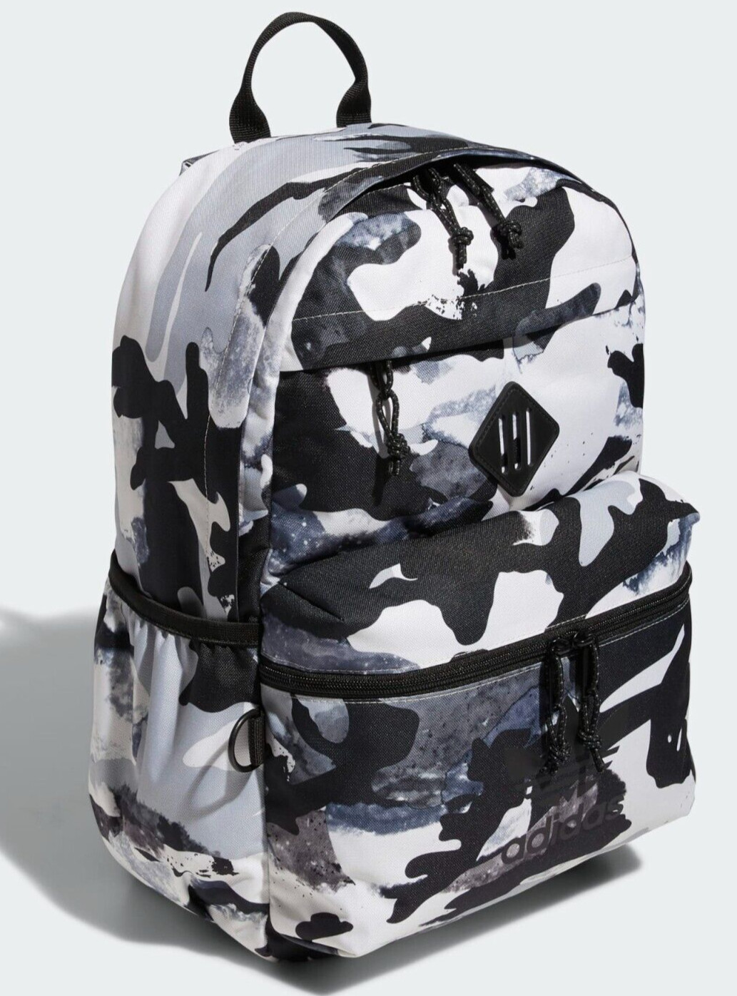 Adidas CAMO TREFOIL 17″ SCHOOL GYM Backpack 2.0 HYDRATION WIPE CLEAN New NWT $50