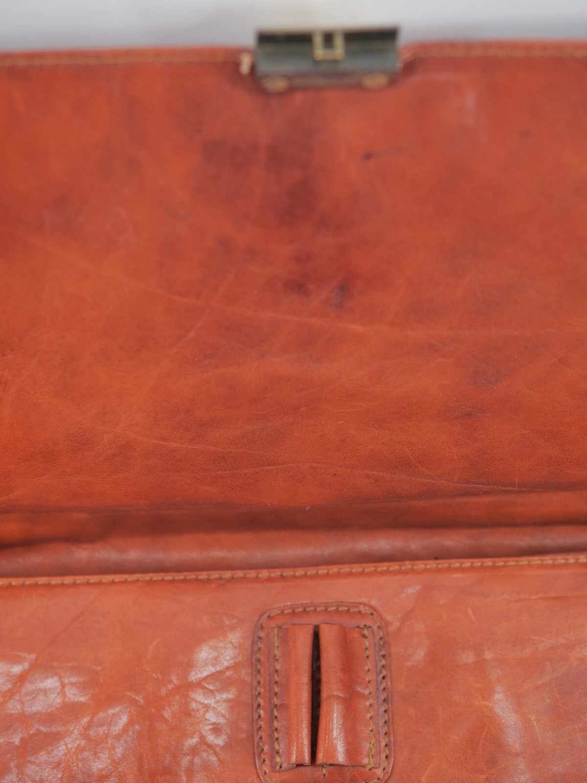 Vintage Adpel Italian Leather Briefcase Messenger Laptop Bag