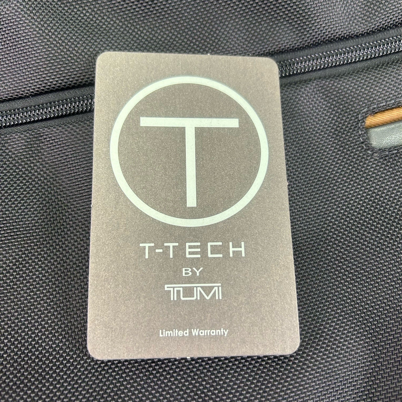 Tumi T-Tech Carry On Tri Fold Garment Bag (56133D) Travel Black Brown *LOGO