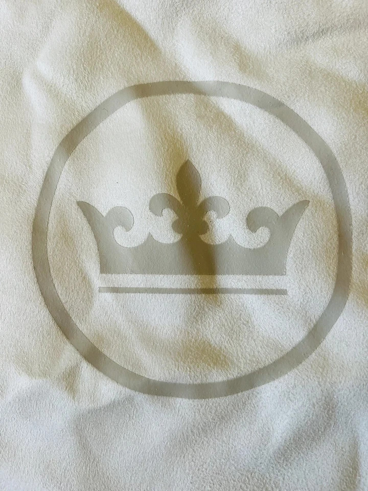New Peter Millar Drawstring Dust Storage Shoe Bag White