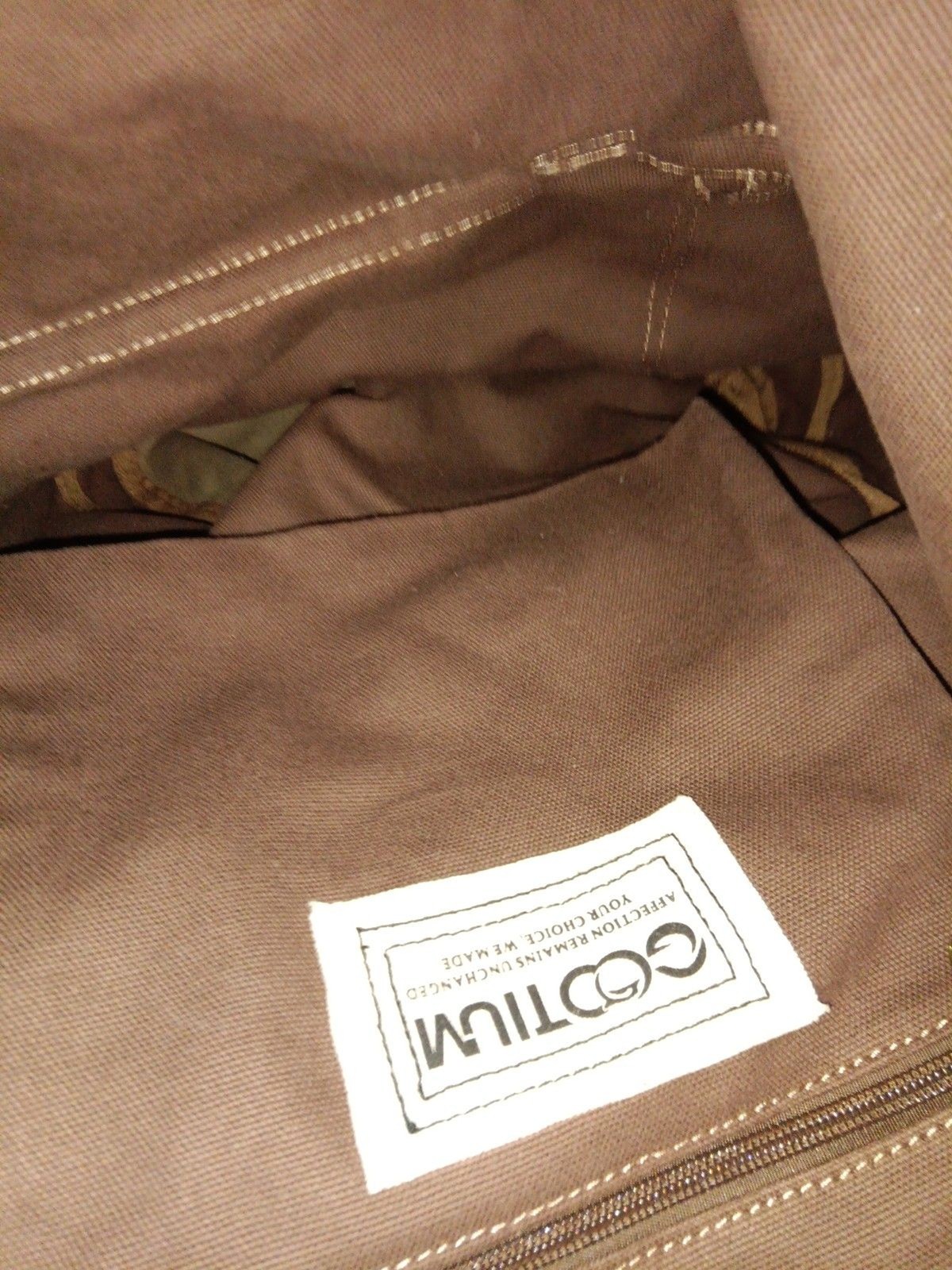 Gootium 21101AMG High-Density Canvas Backpack Rucksack, Large, Field Tan