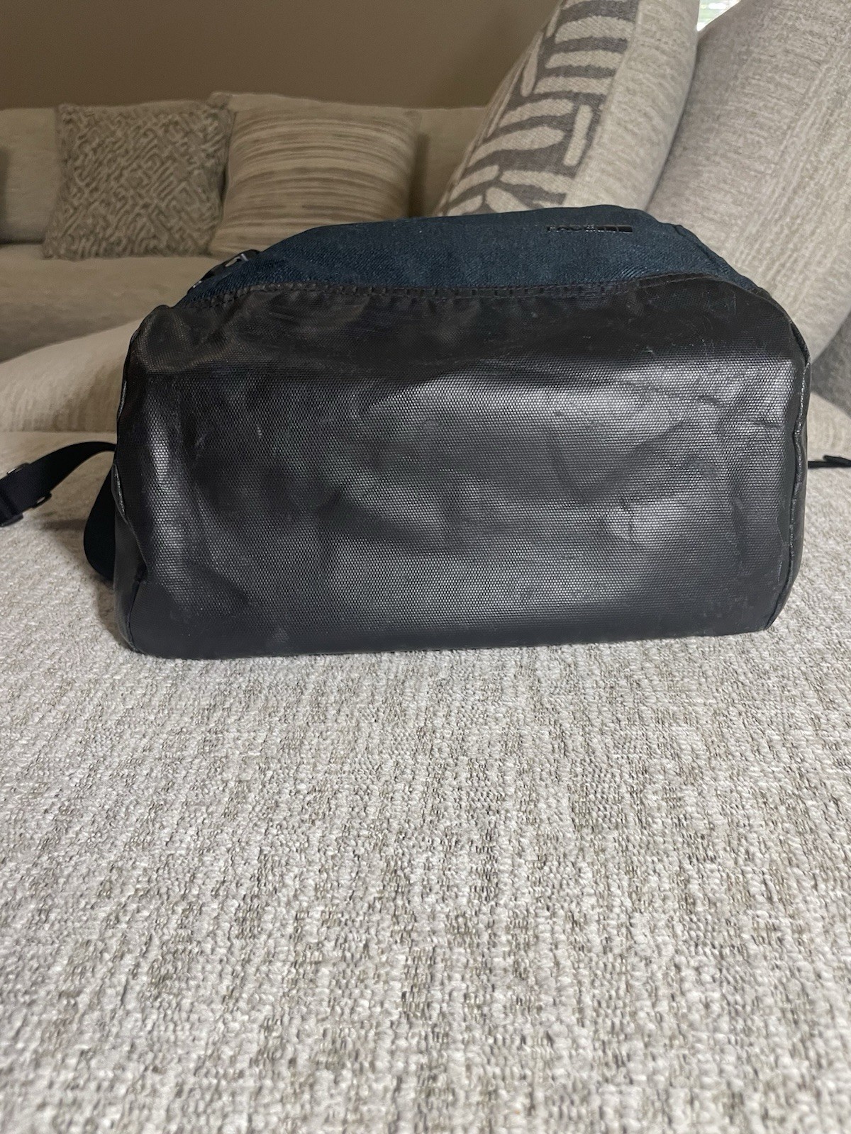 The North Face Messenger Bag Denim-Look Laptop Satchel Urban Commuter