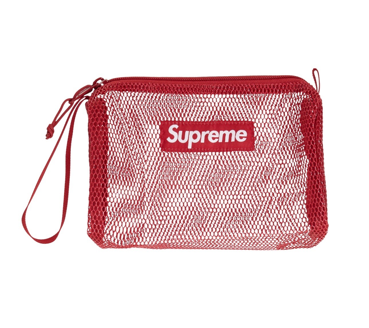 Supreme Mesh Utility Pouch Dark Red SS20 – Brand New With Tags