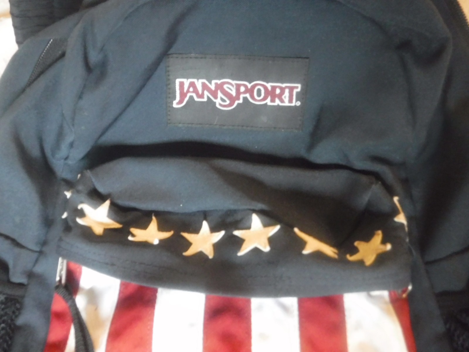 Jansport american Front Pocket Backpack Pre Owned Forth Of July