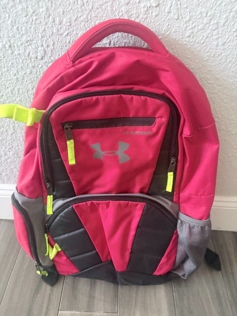 Under Armour 1284001 Raid Storm Backpack – Red