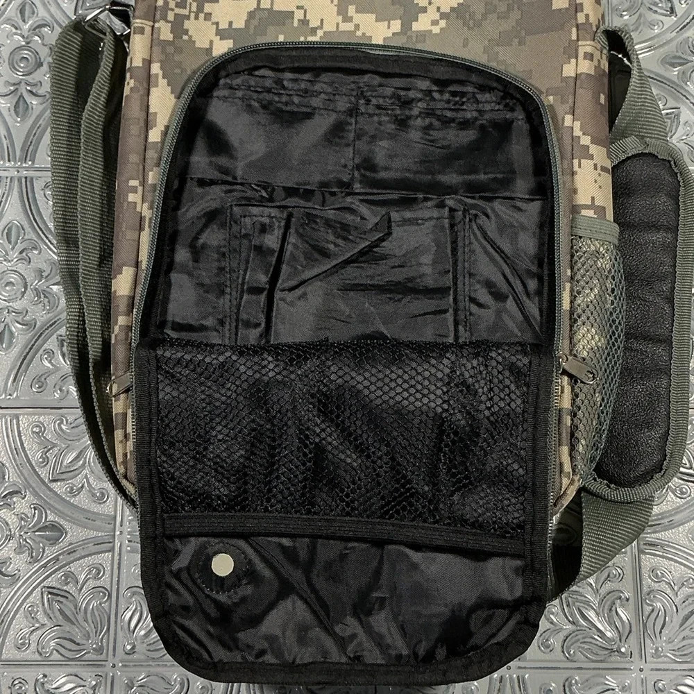 U.S. Army Digital Camo Messenger Bag Crossbody Kids Teens Adult Travel Satchel