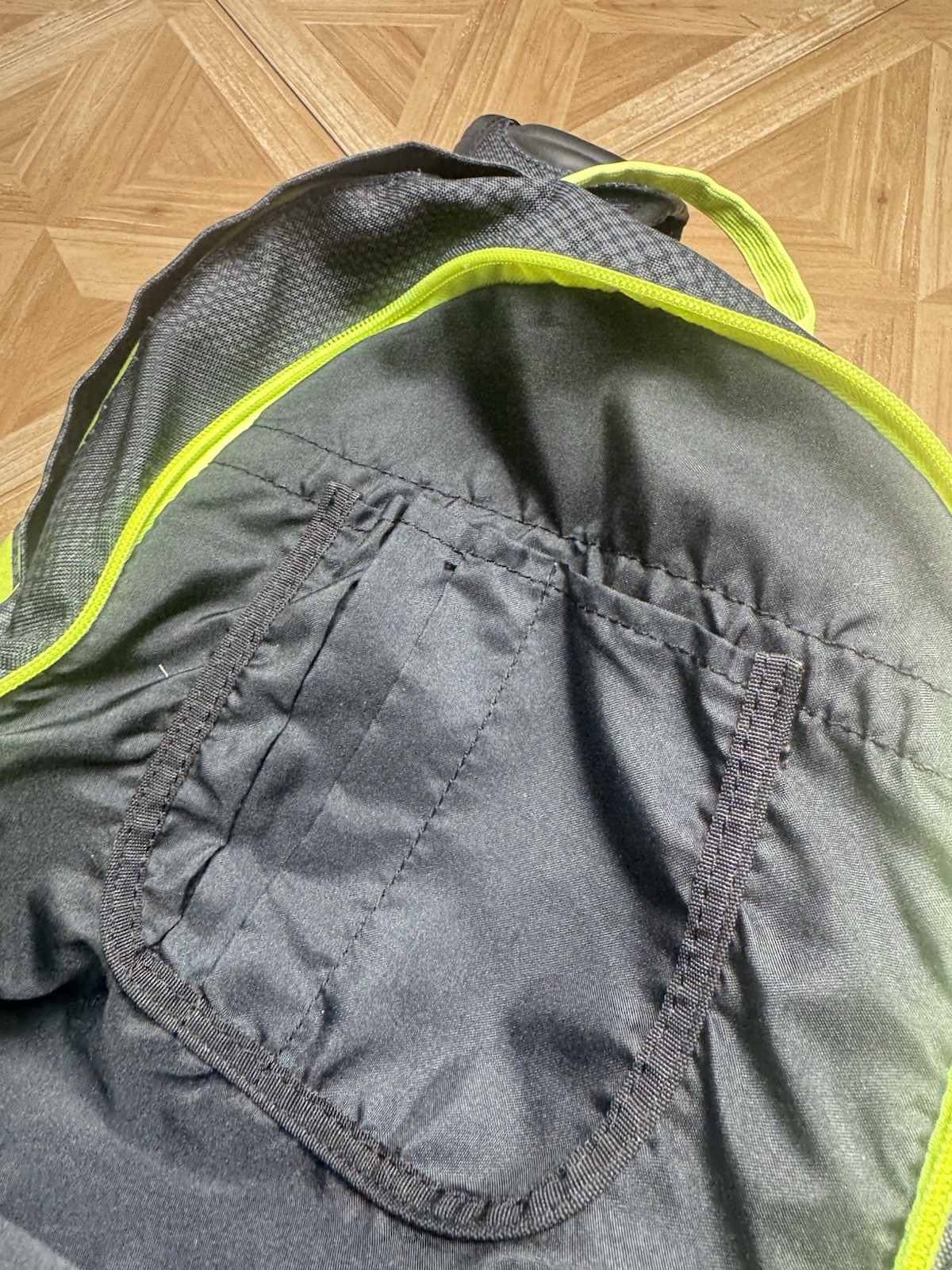 Nike Max Air Backpack School Gym Workout Sports Bag Black Lime Green