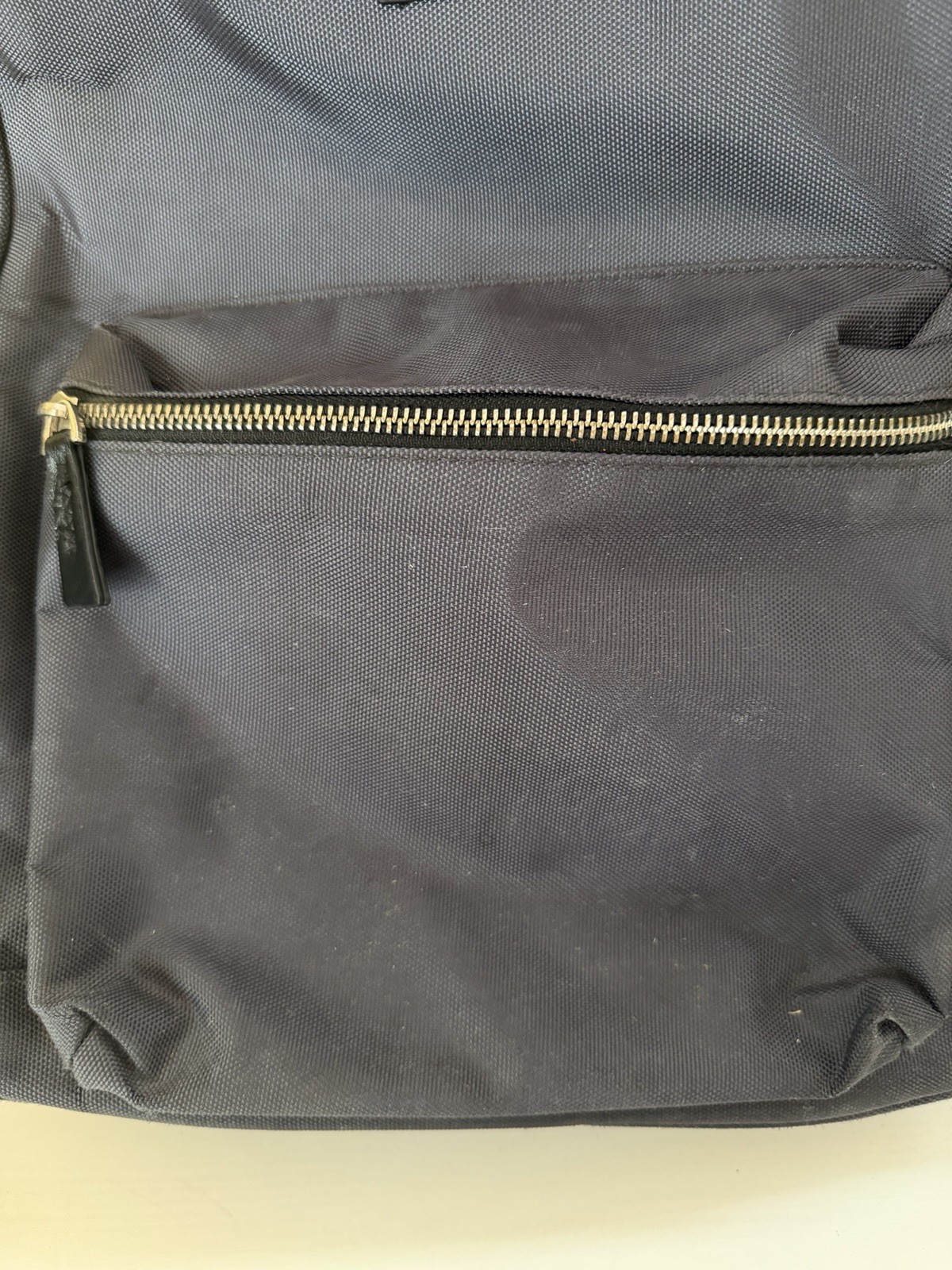 Authentic Versace Parfums Medusa Gray Backpack Greek Key Strap Rare Promo Bag