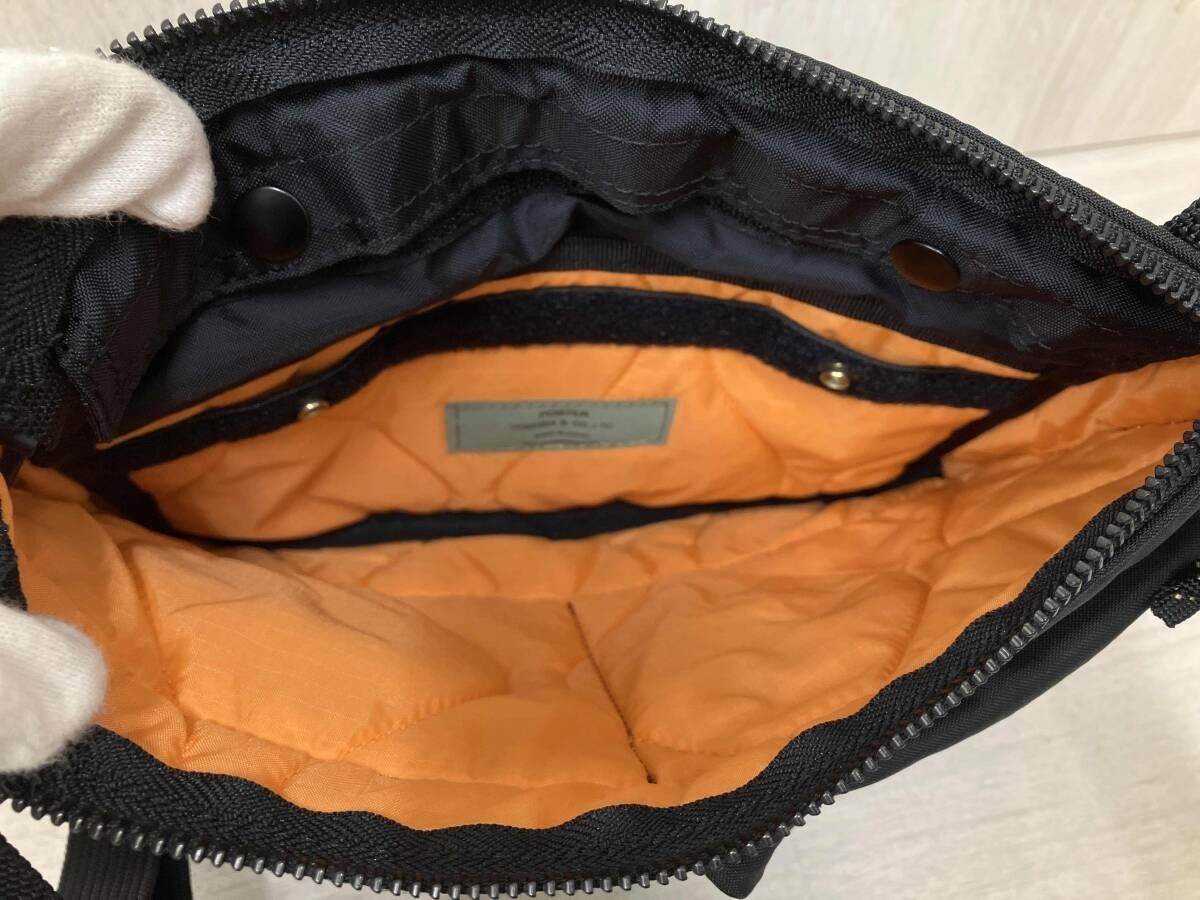 Yoshida & Co.Porter Force Shoulder Bag S 855-05458 Black &removable pouch used