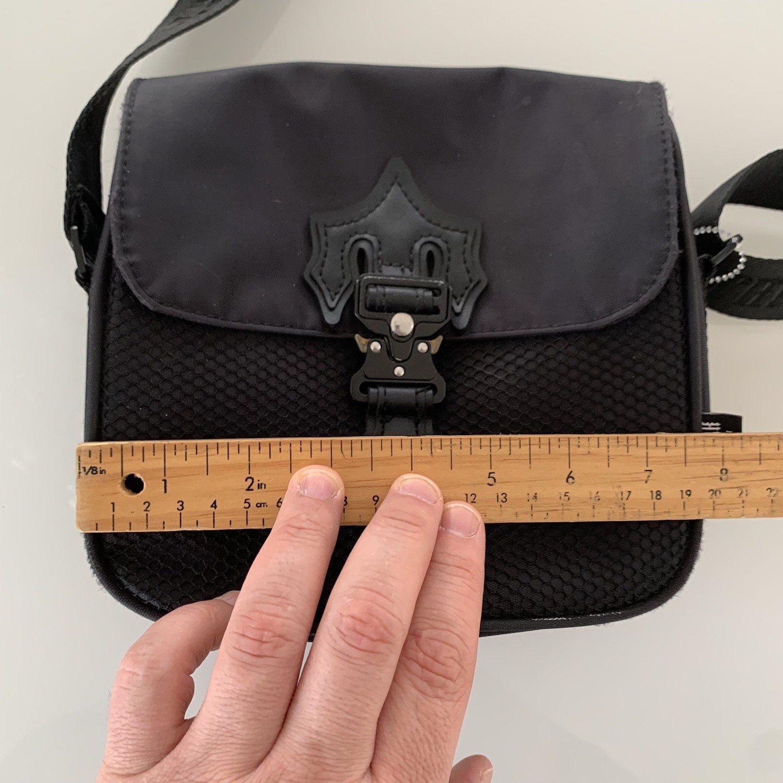 Trapstar Irongate T Cross Triple Black Blackout Edition Crossbody Bag