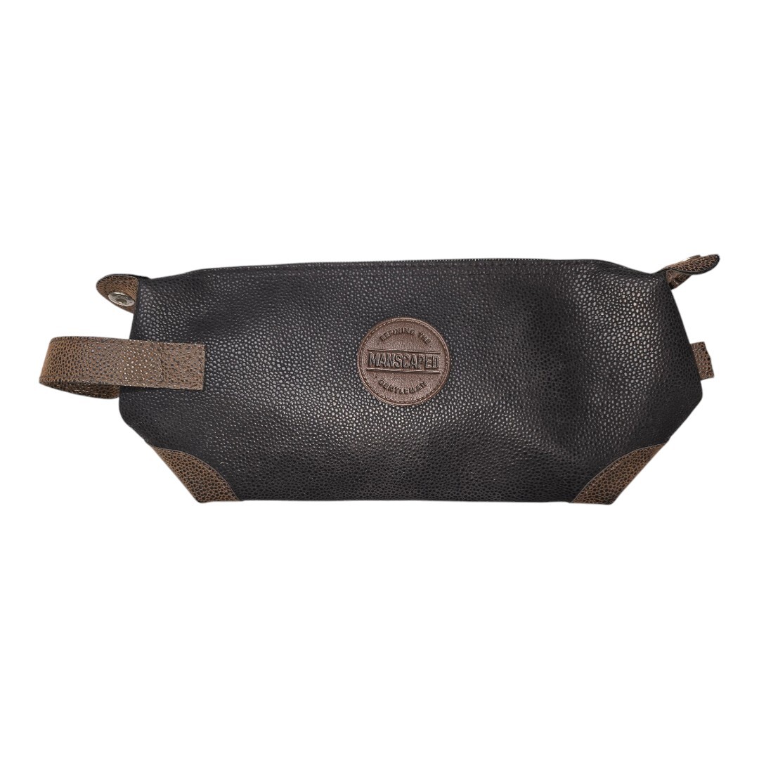 Manscaped *READ* The Shed Travel Bag Water Resistant Zipper PVC Polyester