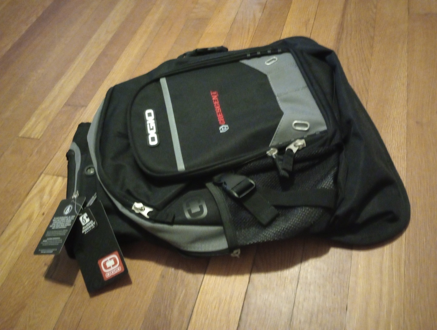 Black Ogio Crescent Backpack Brand New With Tags W/Audio Pocket