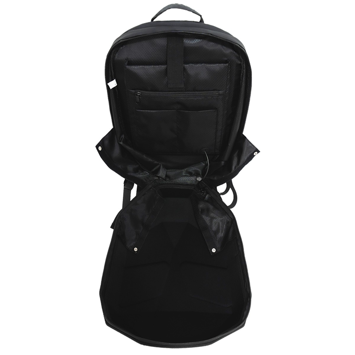 Motorcycle LED Knight Backpack DIY Programmable 3D Hard Shell Waterproof Laptop