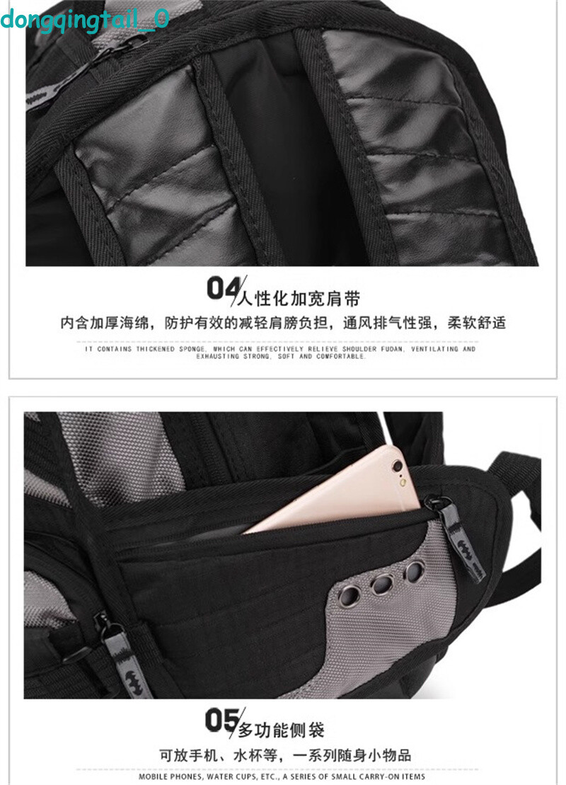 Cartoon Batman Backpack Casual Shoulder Bags Schoolbags Zipper Knapsack Gifts