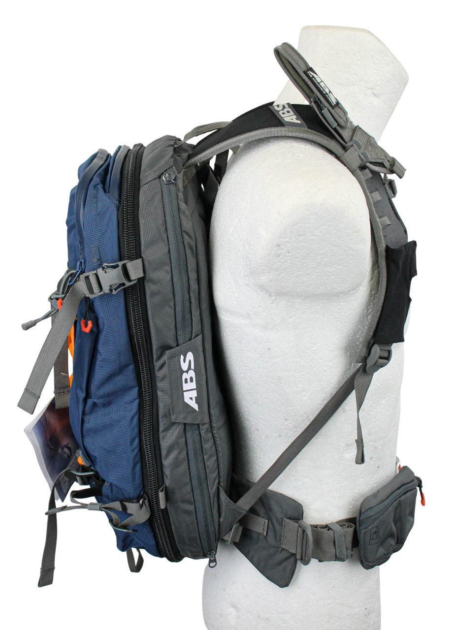 ABS s.LIGHT Compact Zip-On 15 Bag Men’s 15L Ski Snowboard Safety Blue Backpack
