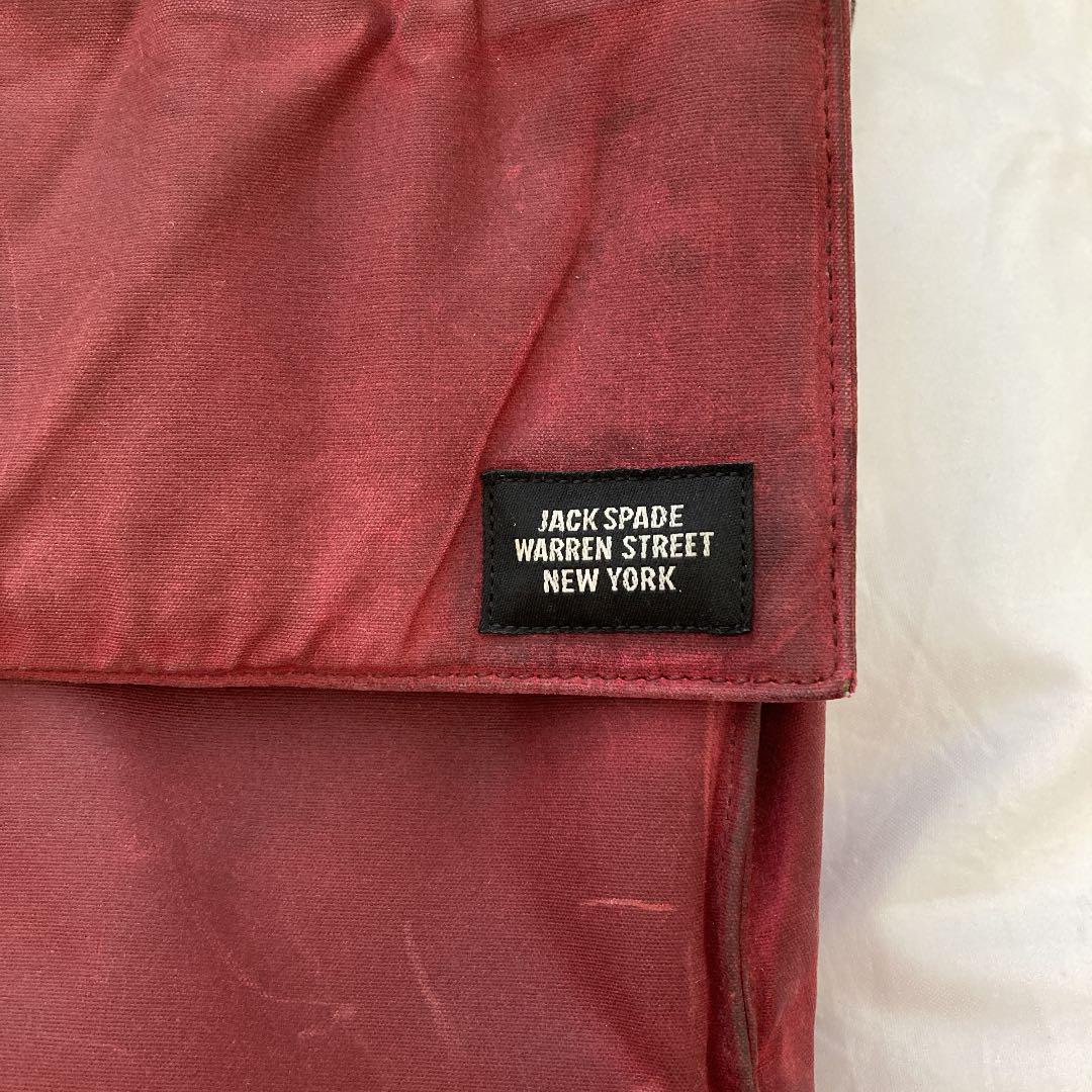 JACK SPADE Messenger bag Men’s dark red height 23cm width 32cm depth 7cm damage